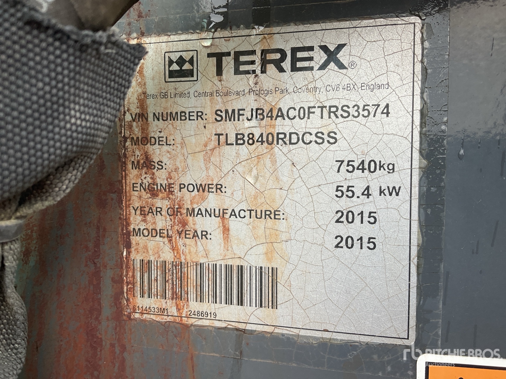 General Appearance with Numéro de série/Numéro d'identification du véhicule automobile