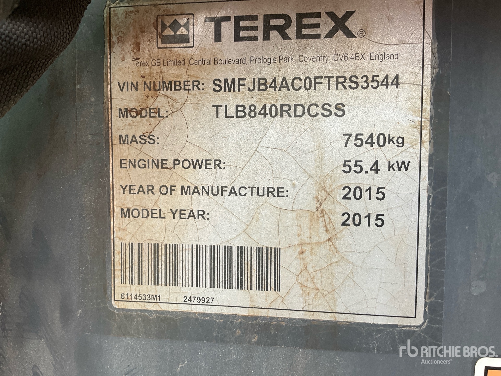 General Appearance with Seriennummer / FIN