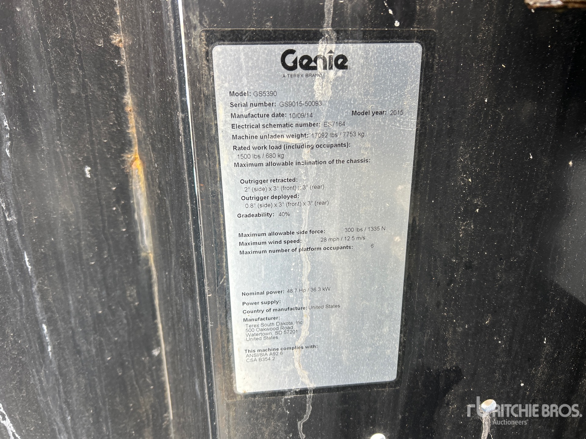 General Appearance with Numero seriale/numero d’identificazione del veicolo (VIN)