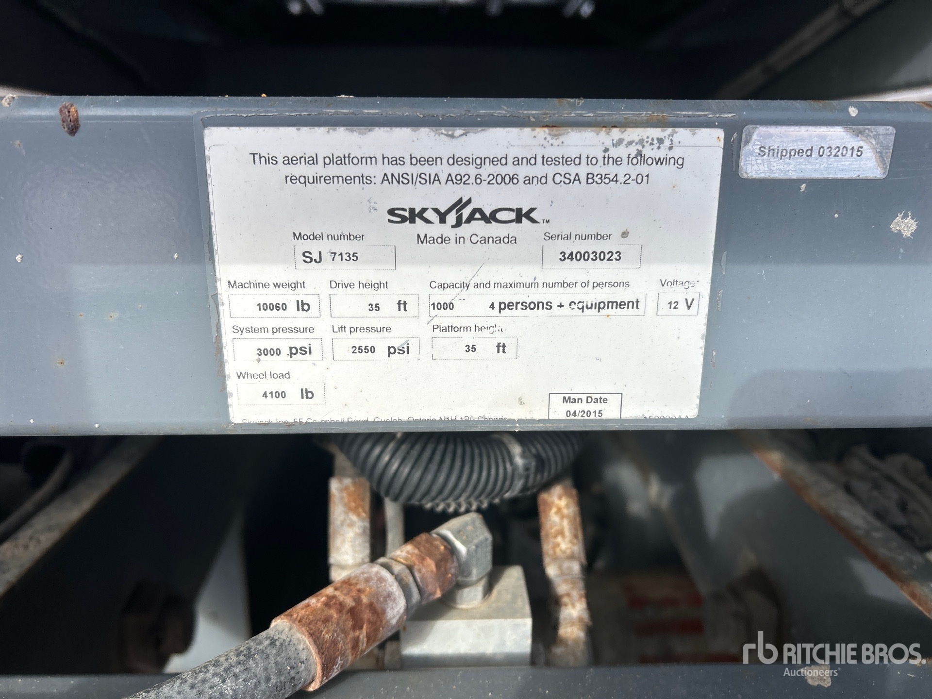 General Appearance with Numero seriale/numero d’identificazione del veicolo (VIN)