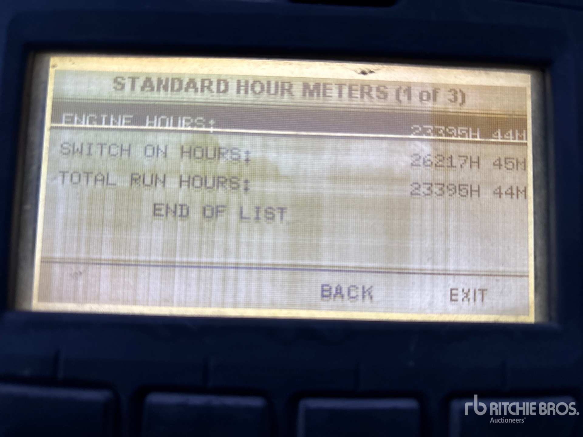 General Appearance with Hour Meter / Odometer