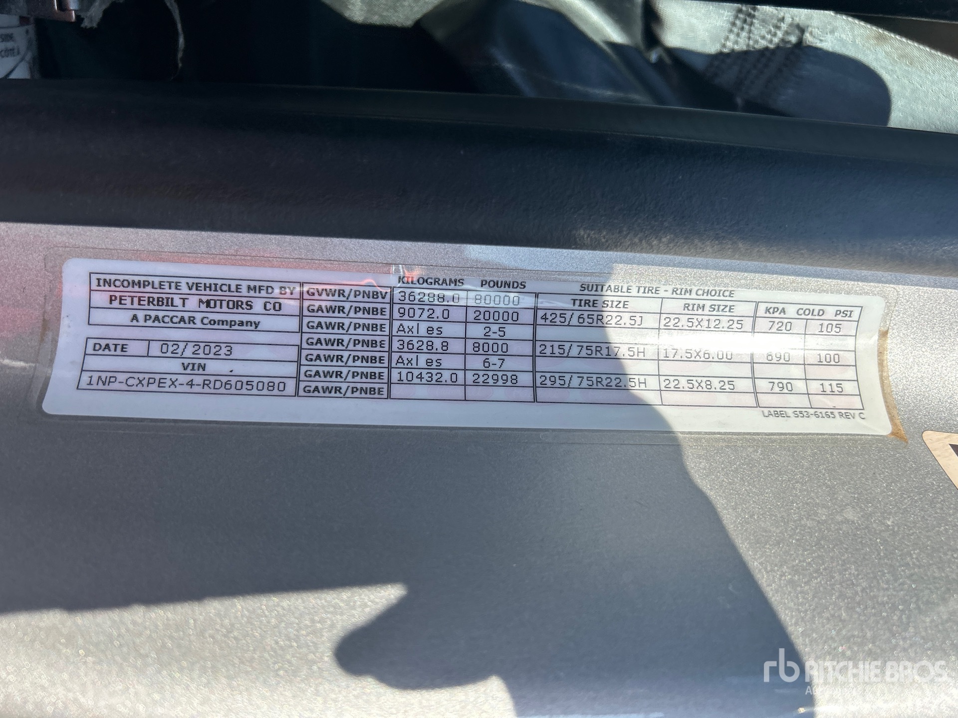 General Appearance with Numero seriale/numero d’identificazione del veicolo (VIN)