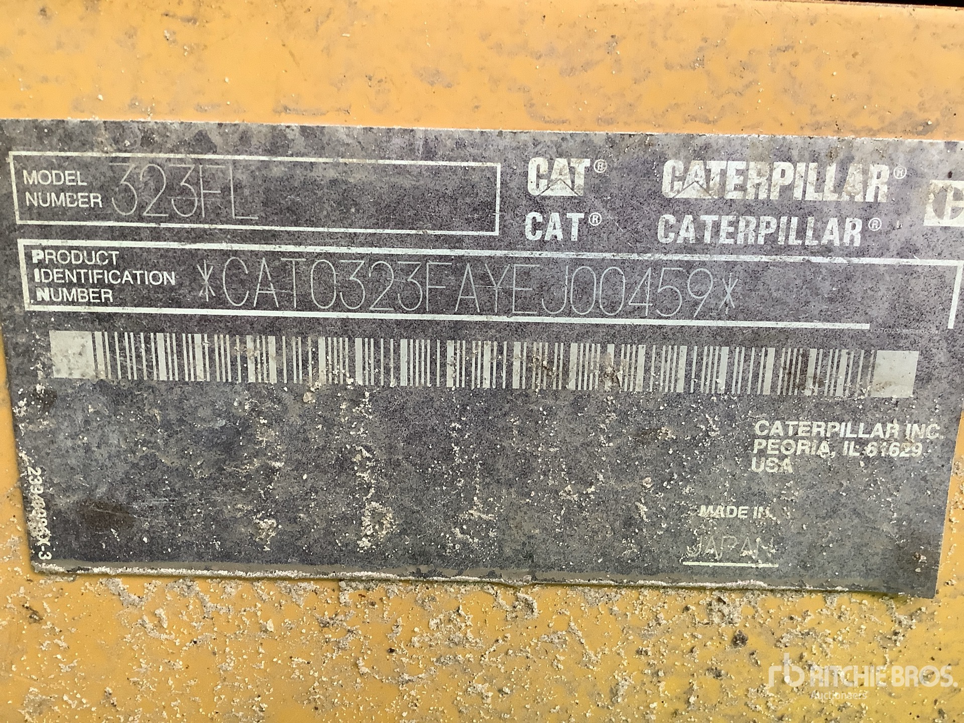 General Appearance with N.º de serie/VIN