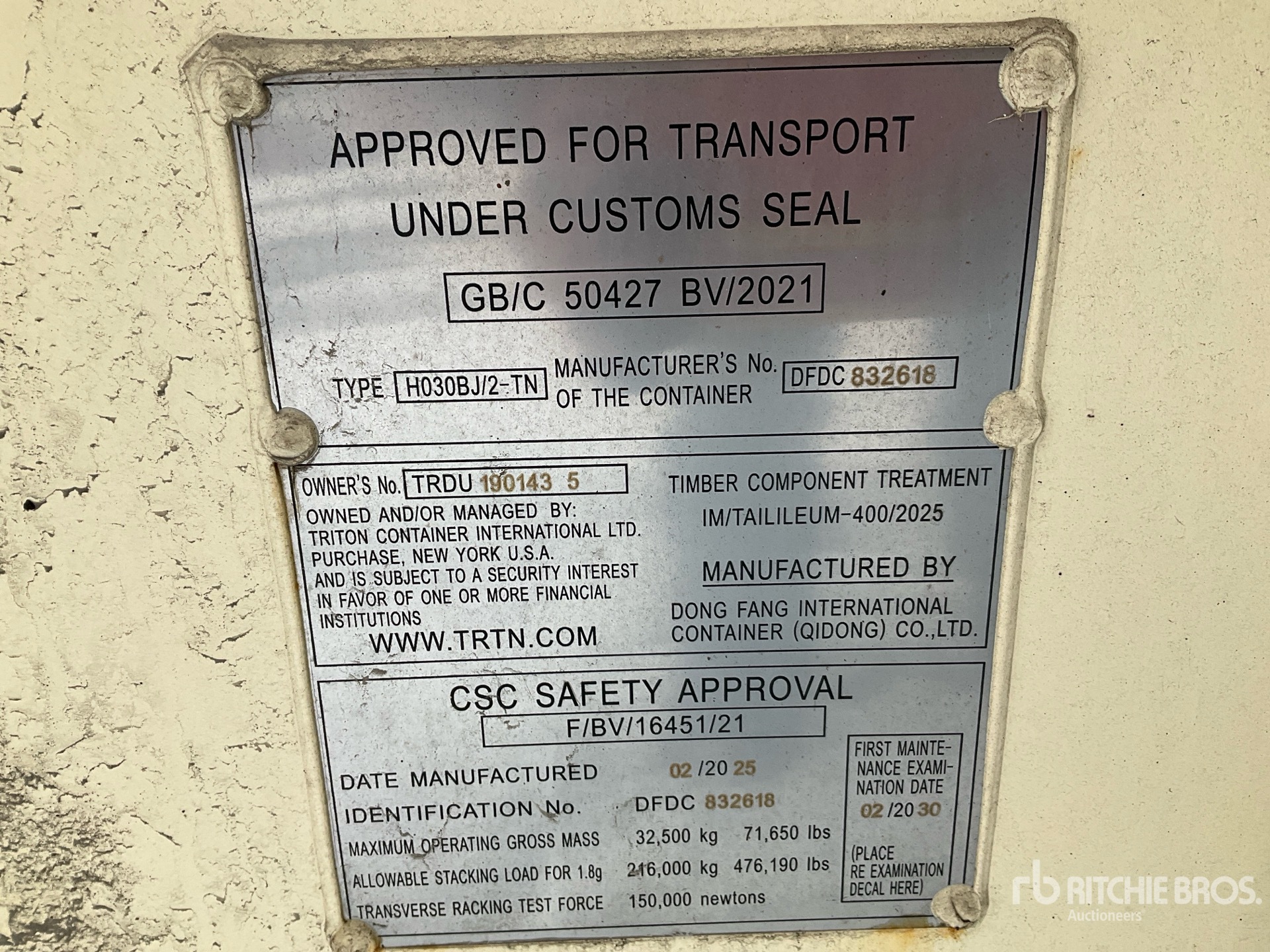 General Appearance with Numer seryjny/numer identyfikacyjny pojazdu