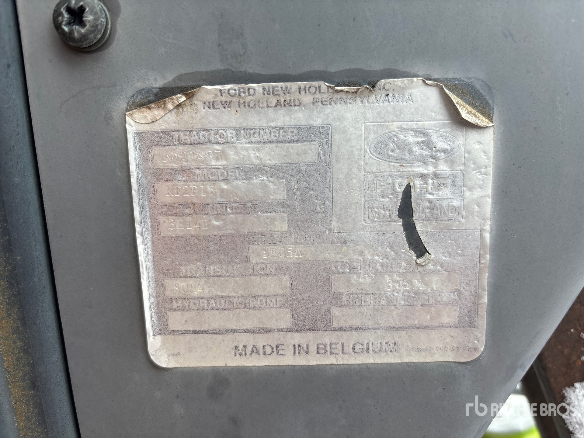 General Appearance with Numero seriale/numero d’identificazione del veicolo (VIN)