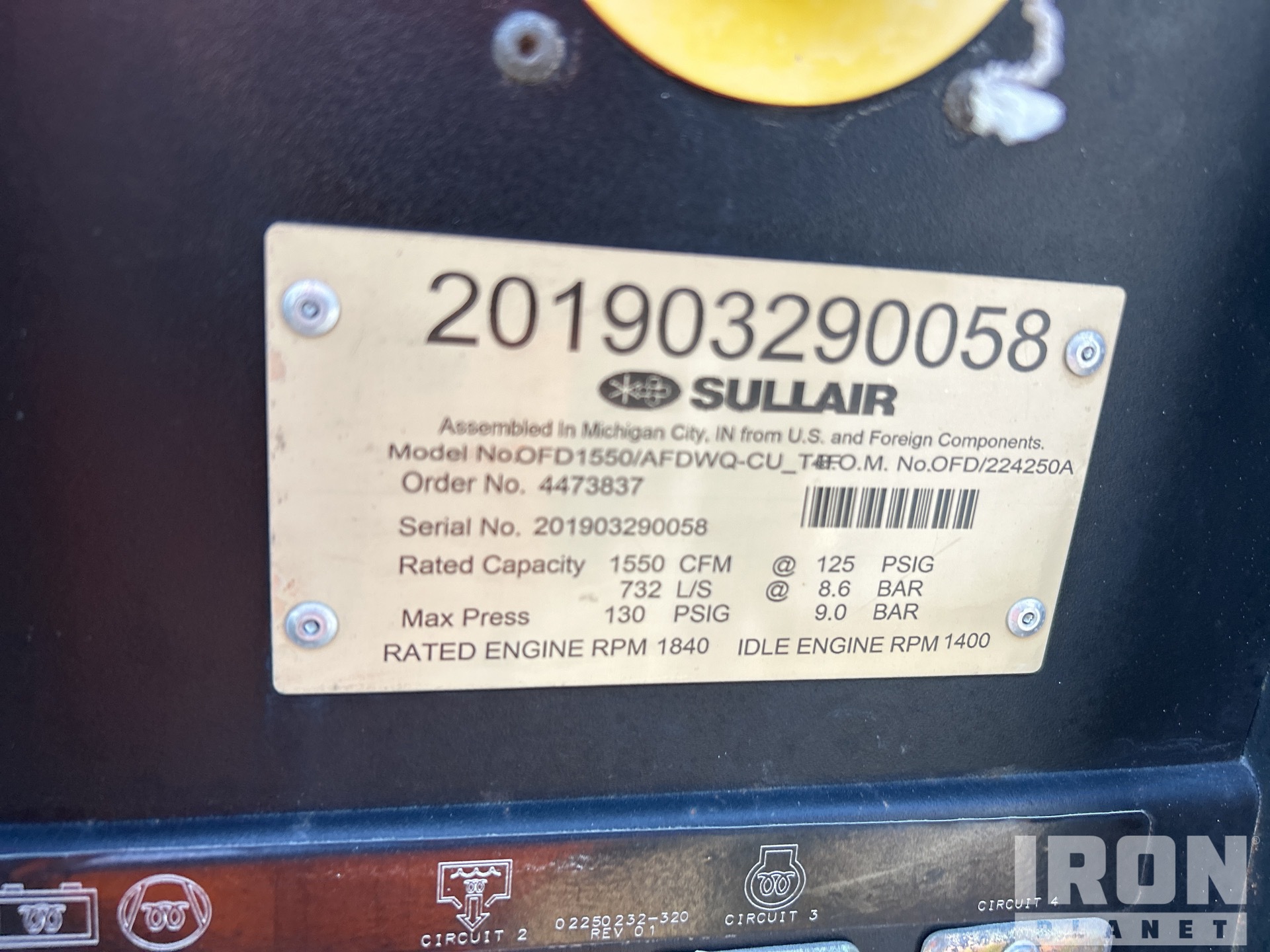 General Appearance with N.º de serie/VIN