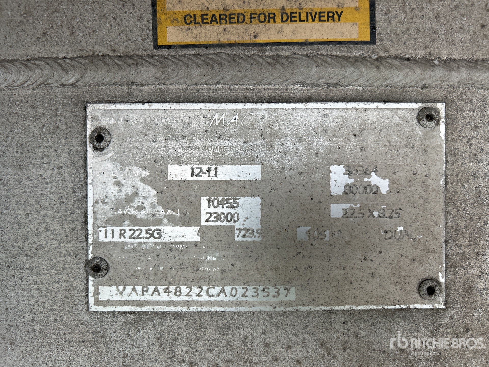 General Appearance with Numéro de série/Numéro d'identification du véhicule automobile