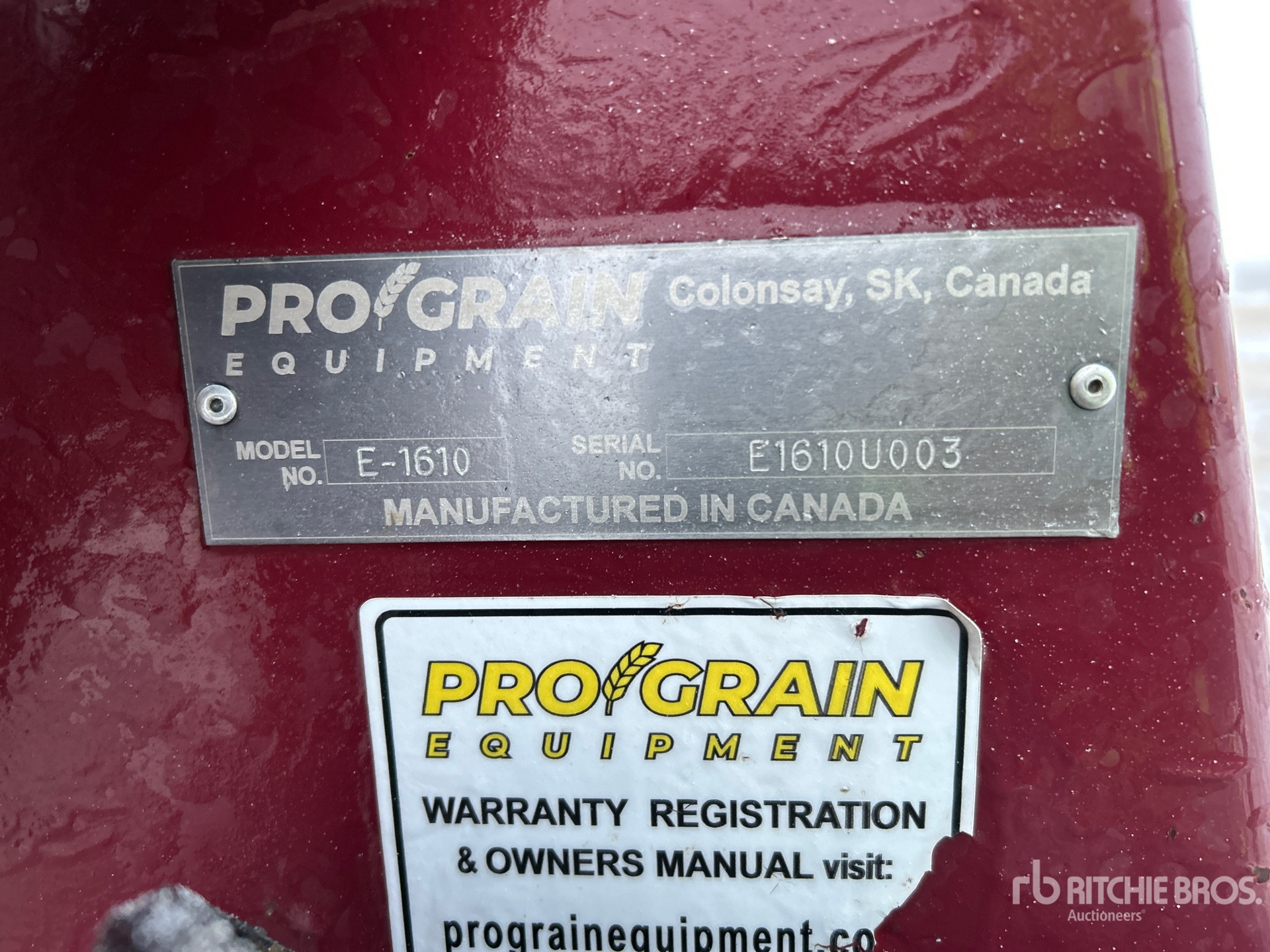 General Appearance with N.º de serie/VIN