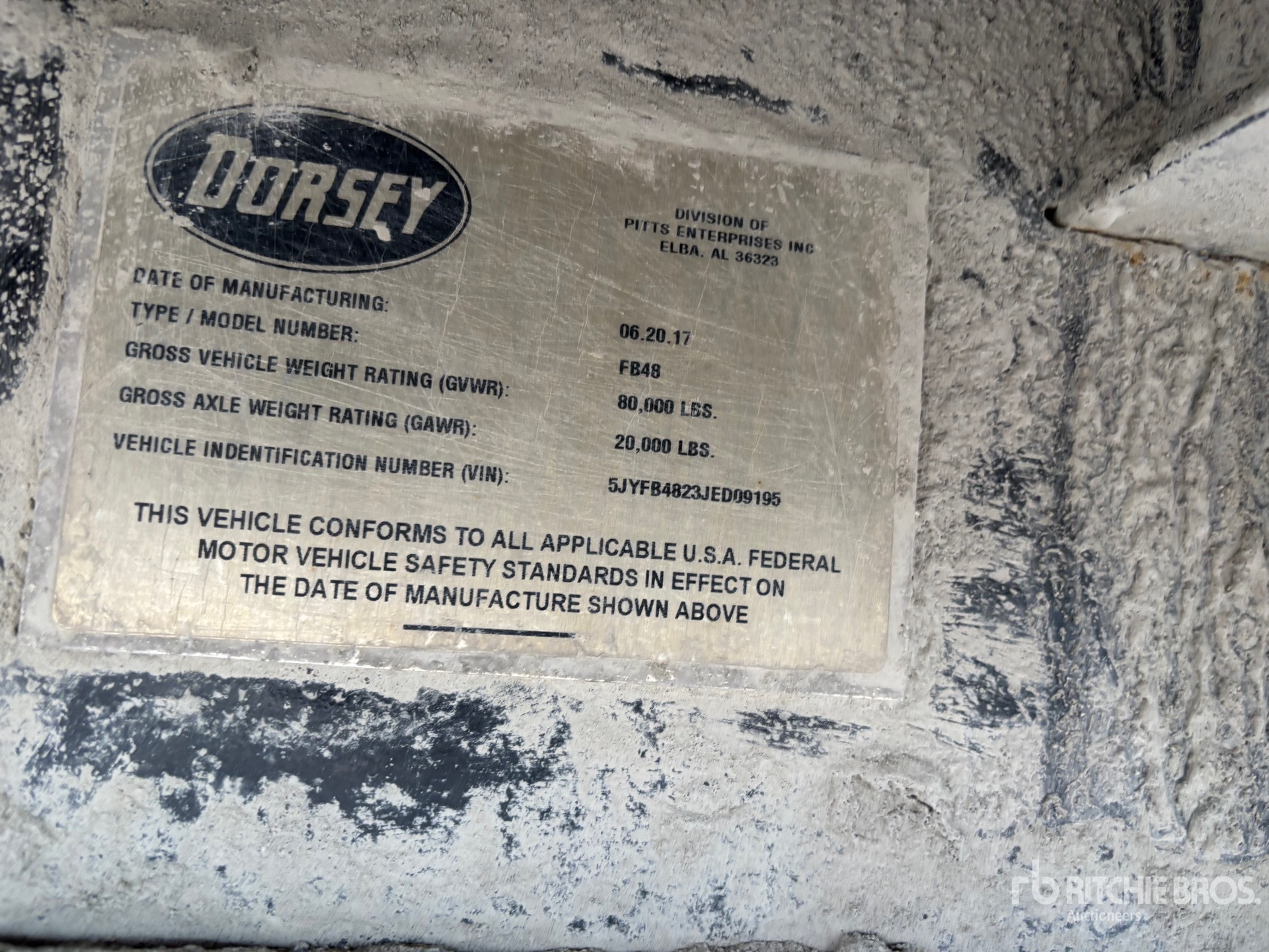 General Appearance with N.º de serie/VIN