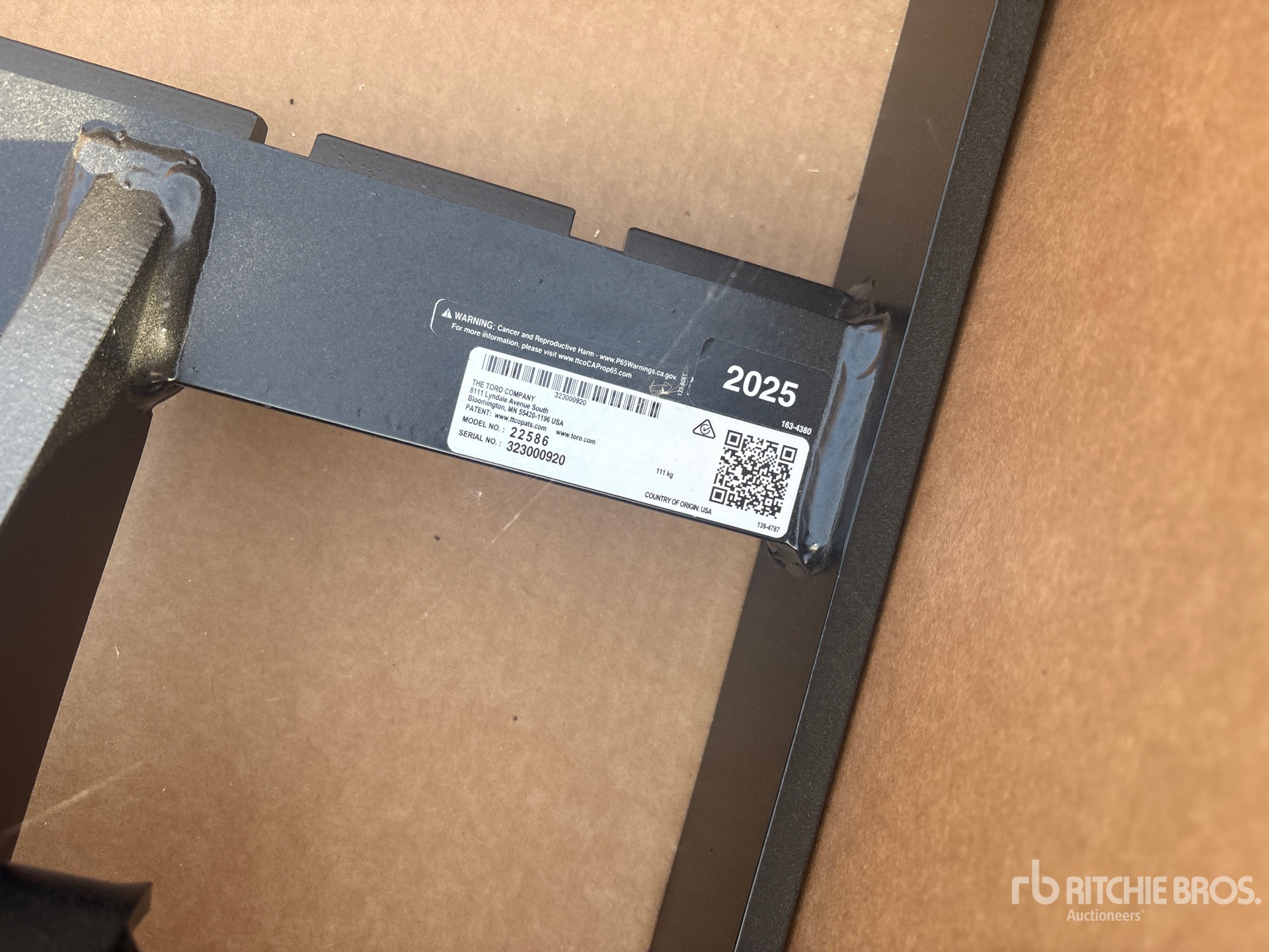 General Appearance with N.º de serie/VIN