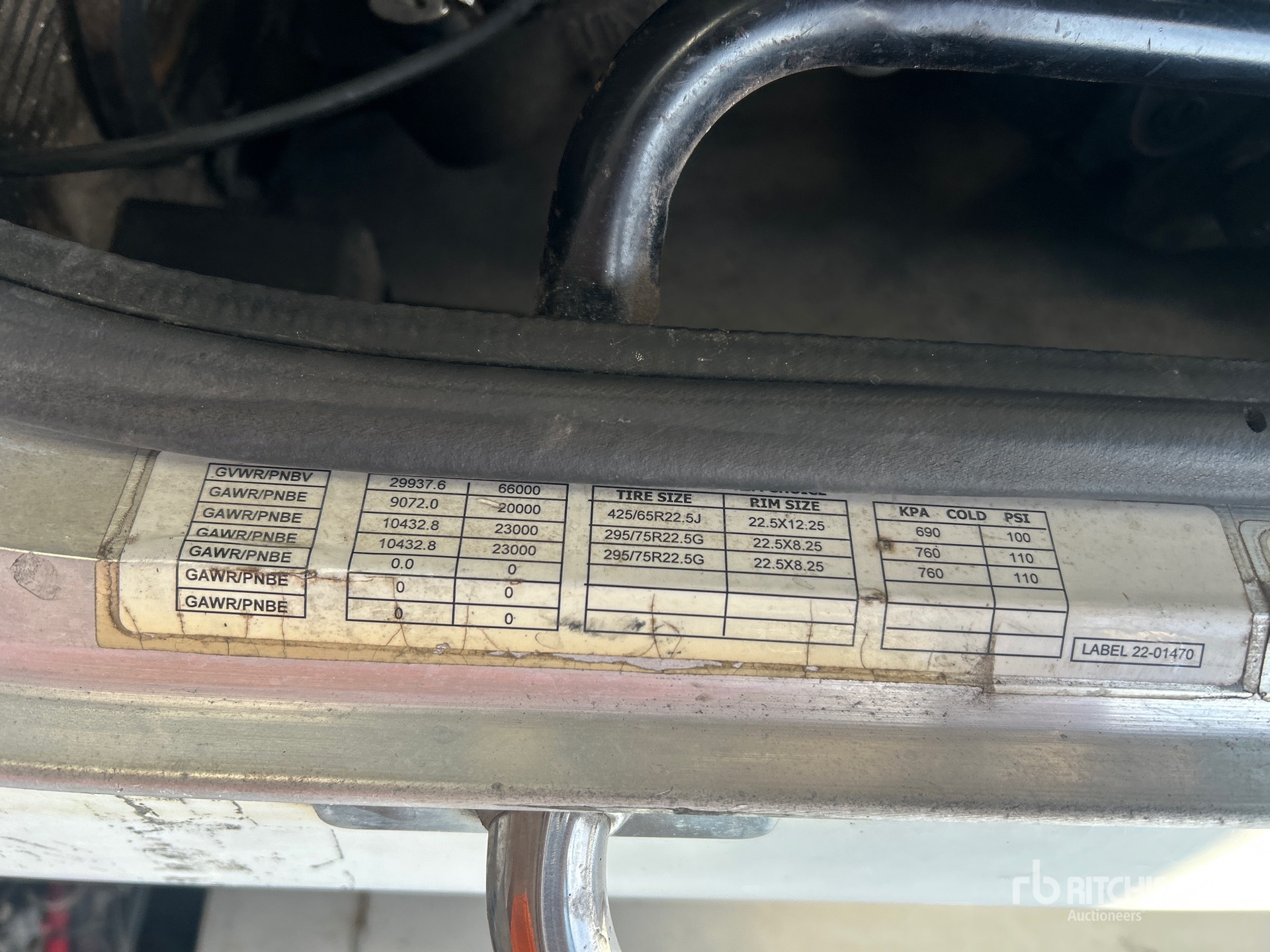 General Appearance with N.º de serie/VIN