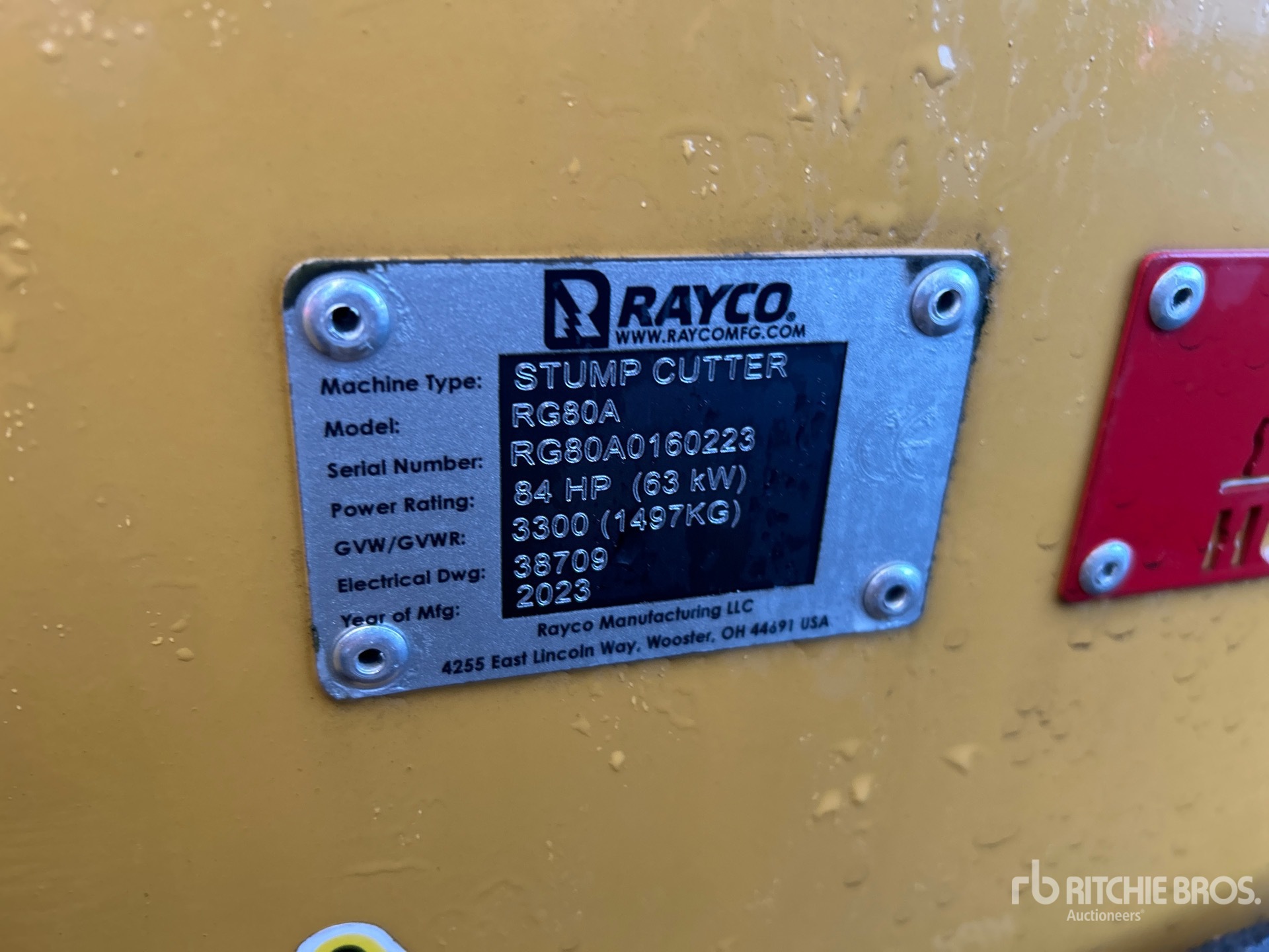 General Appearance with Numer seryjny/numer identyfikacyjny pojazdu