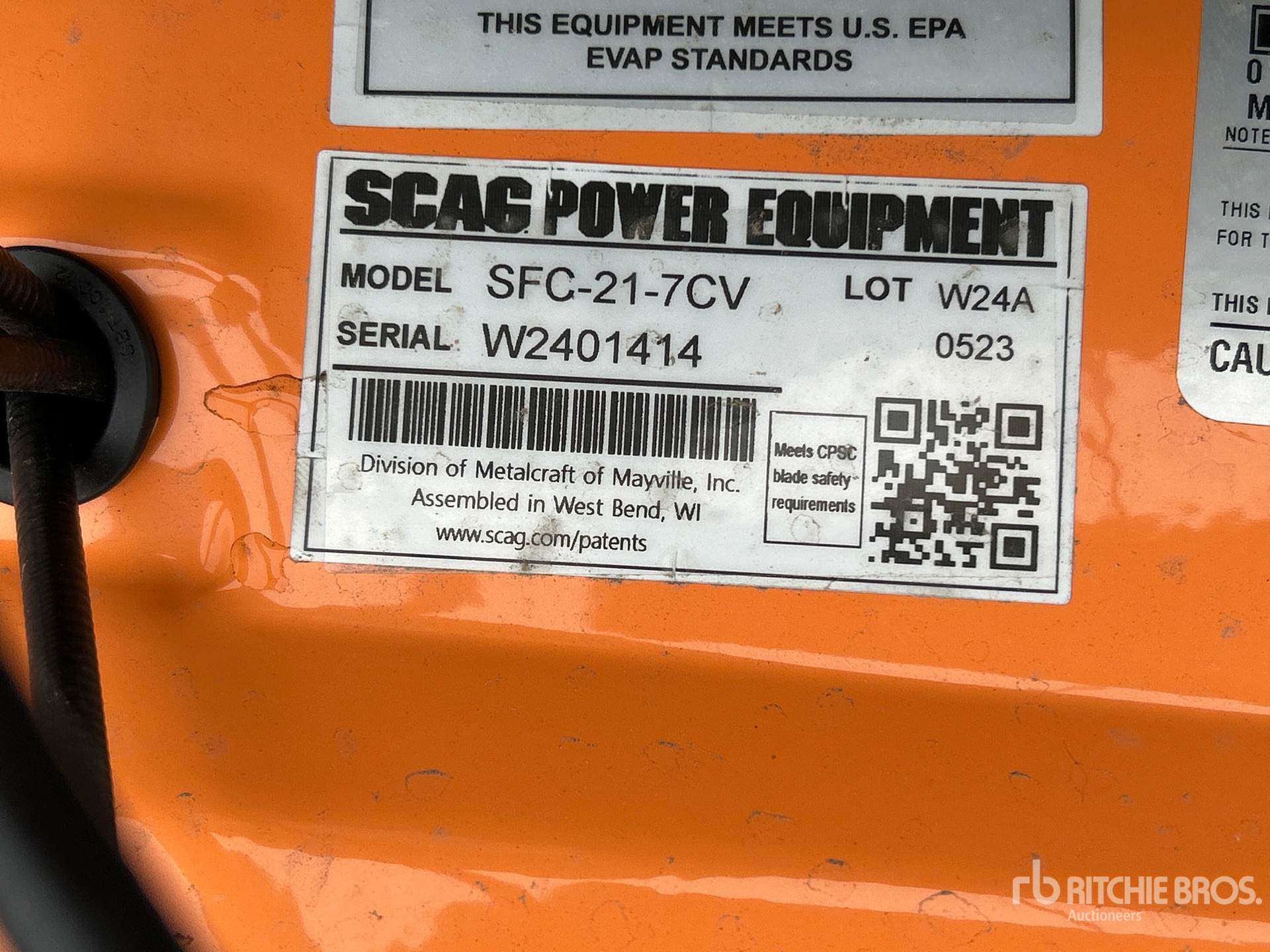 General Appearance with Numer seryjny/numer identyfikacyjny pojazdu