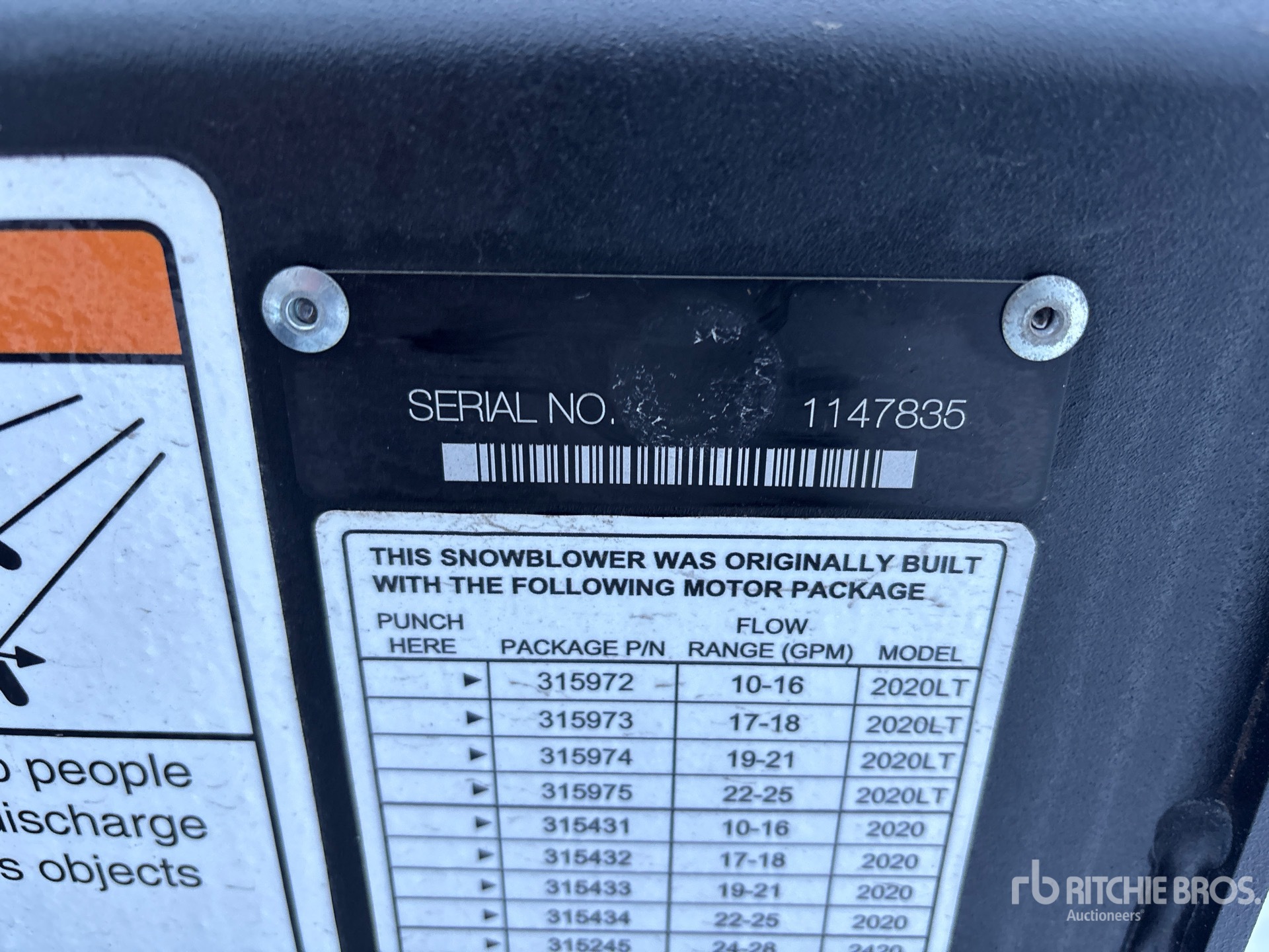 General Appearance with Numer seryjny/numer identyfikacyjny pojazdu