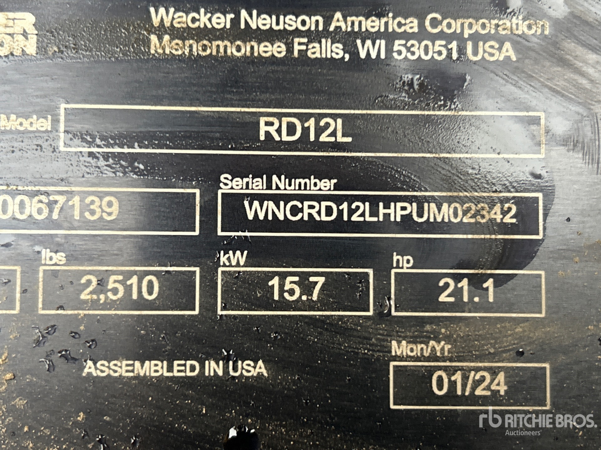 General Appearance with Numéro de série/Numéro d'identification du véhicule automobile