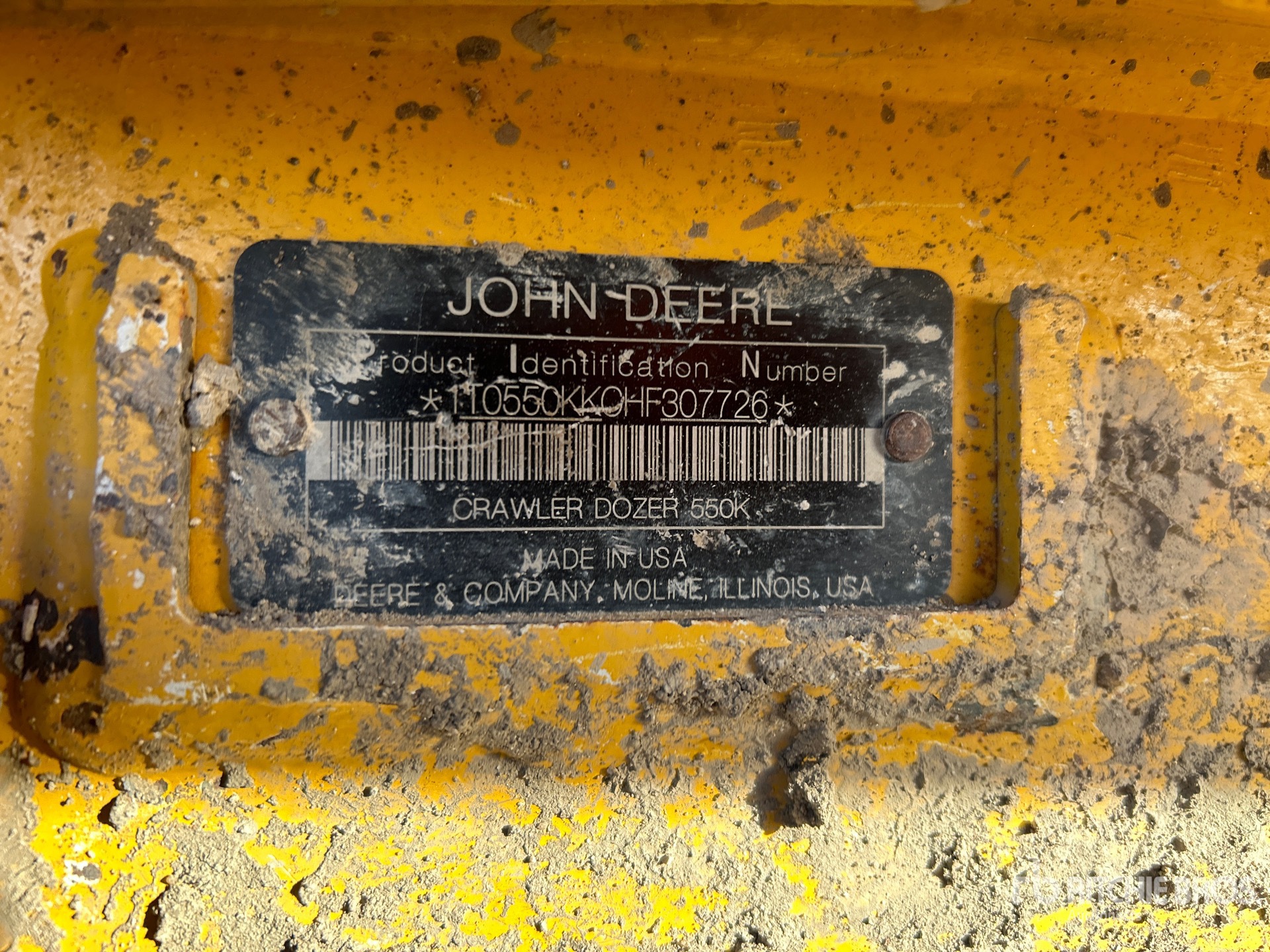 General Appearance with N.º de serie/VIN