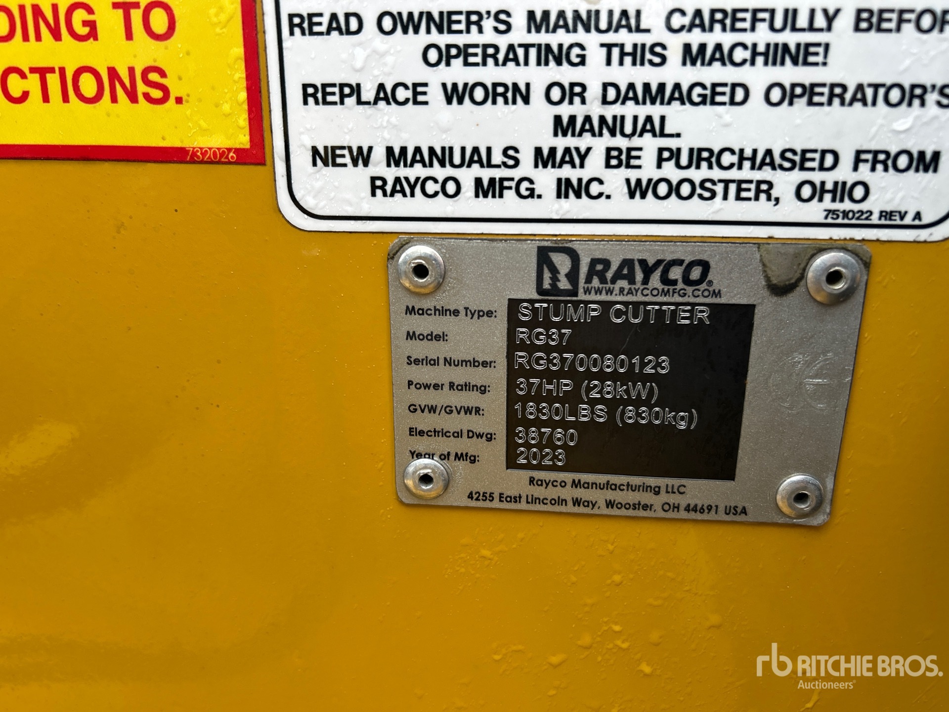 General Appearance with Numer seryjny/numer identyfikacyjny pojazdu