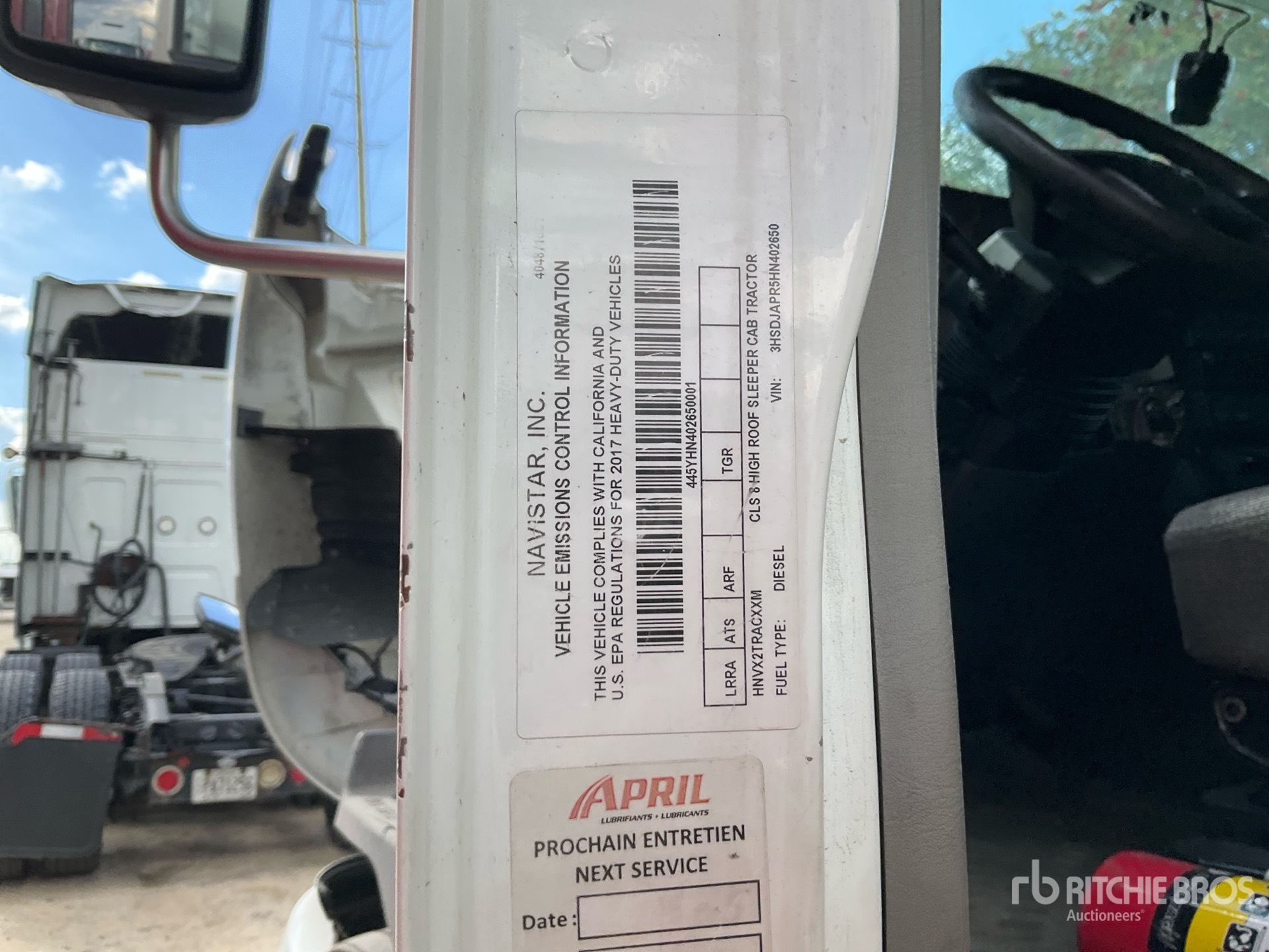 General Appearance with Numero seriale/numero d’identificazione del veicolo (VIN)