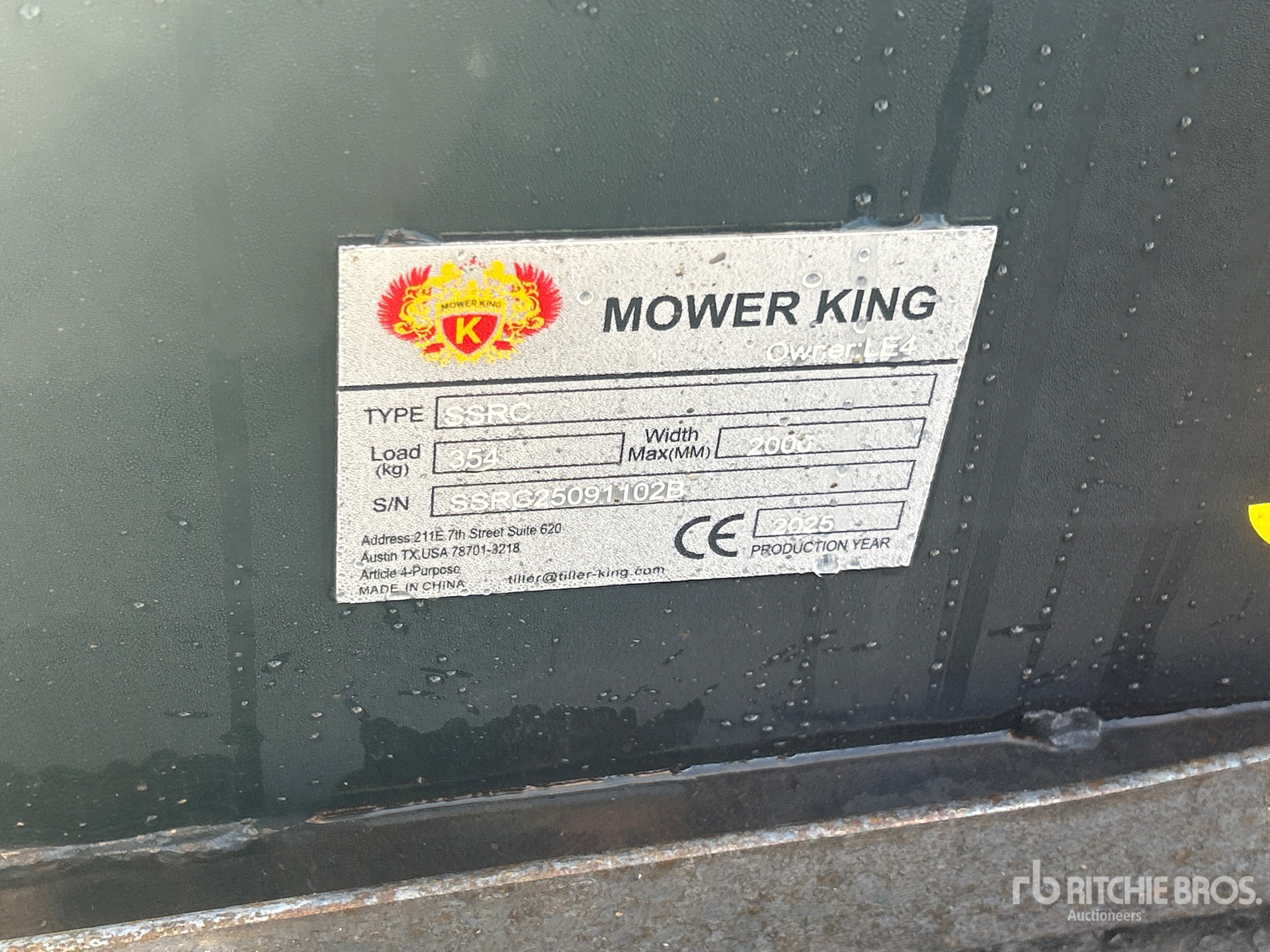 General Appearance with Numer seryjny/numer identyfikacyjny pojazdu