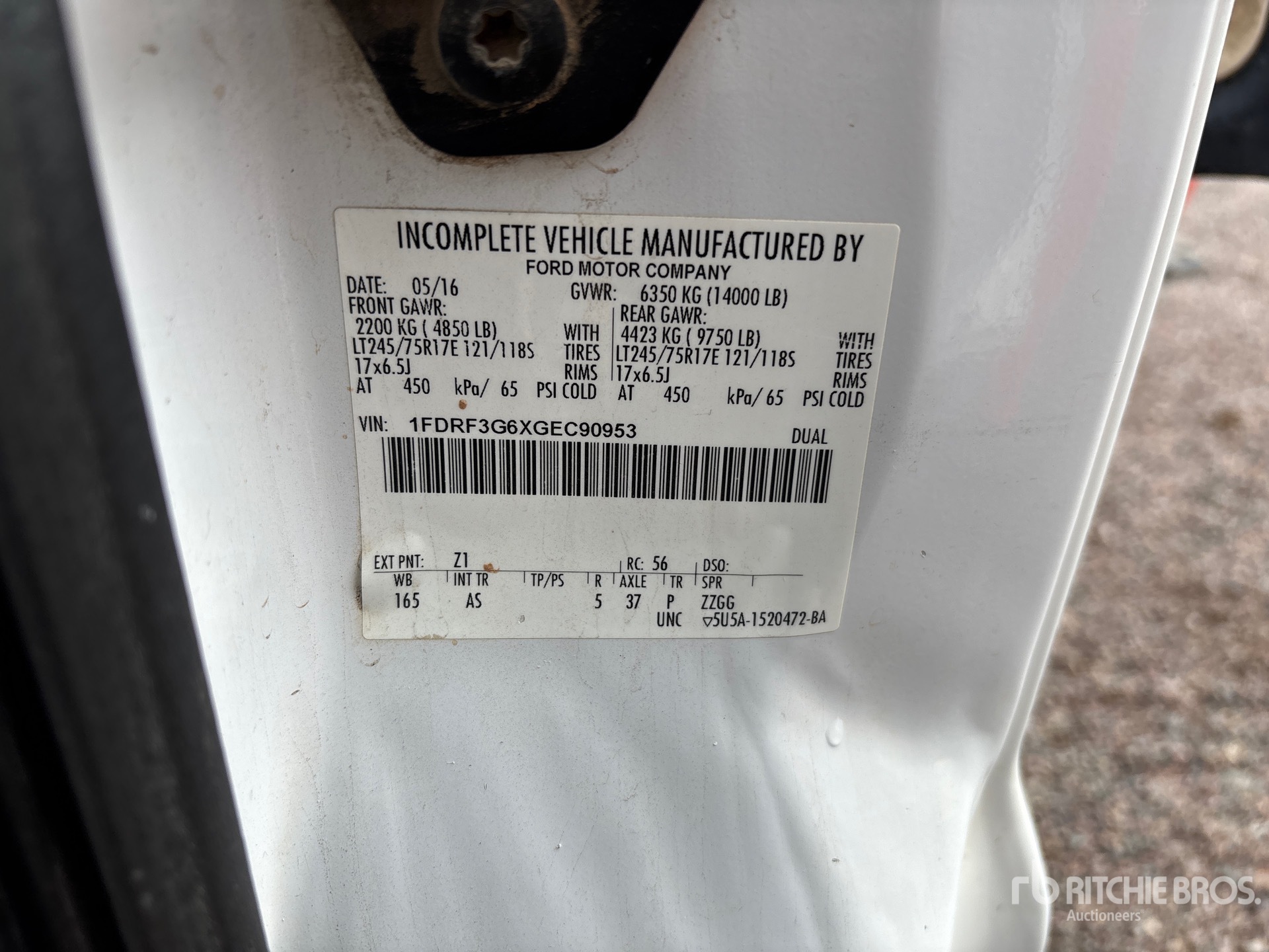 General Appearance with Numéro de série/Numéro d'identification du véhicule automobile