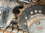 Undercarriage with Left Sprocket