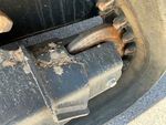 Rubber Track Undercarriage with Rear idler wear