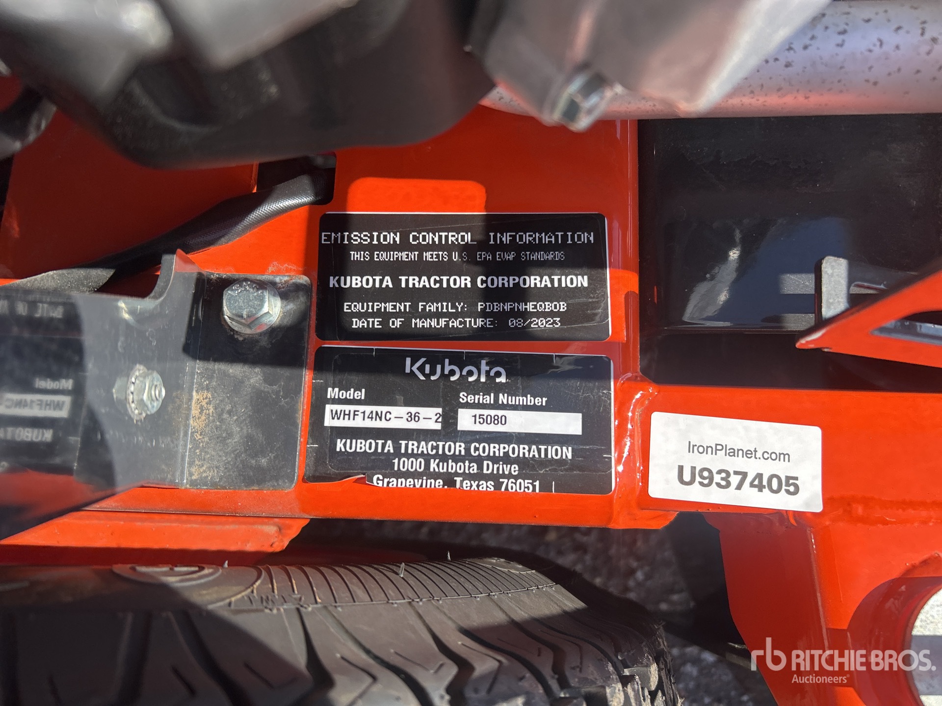 General Appearance with Numer seryjny/numer identyfikacyjny pojazdu