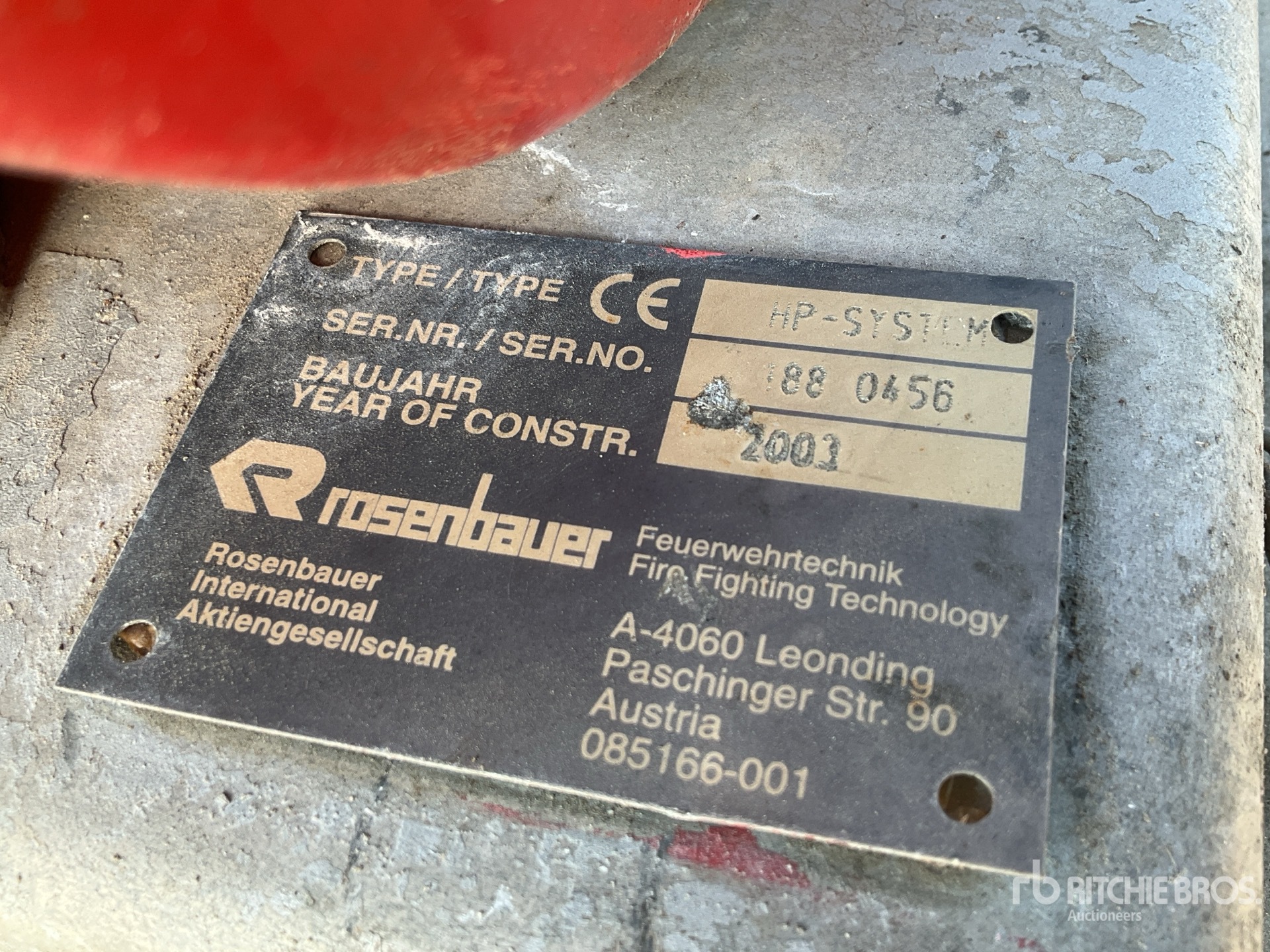 General Appearance with N.º de serie/VIN