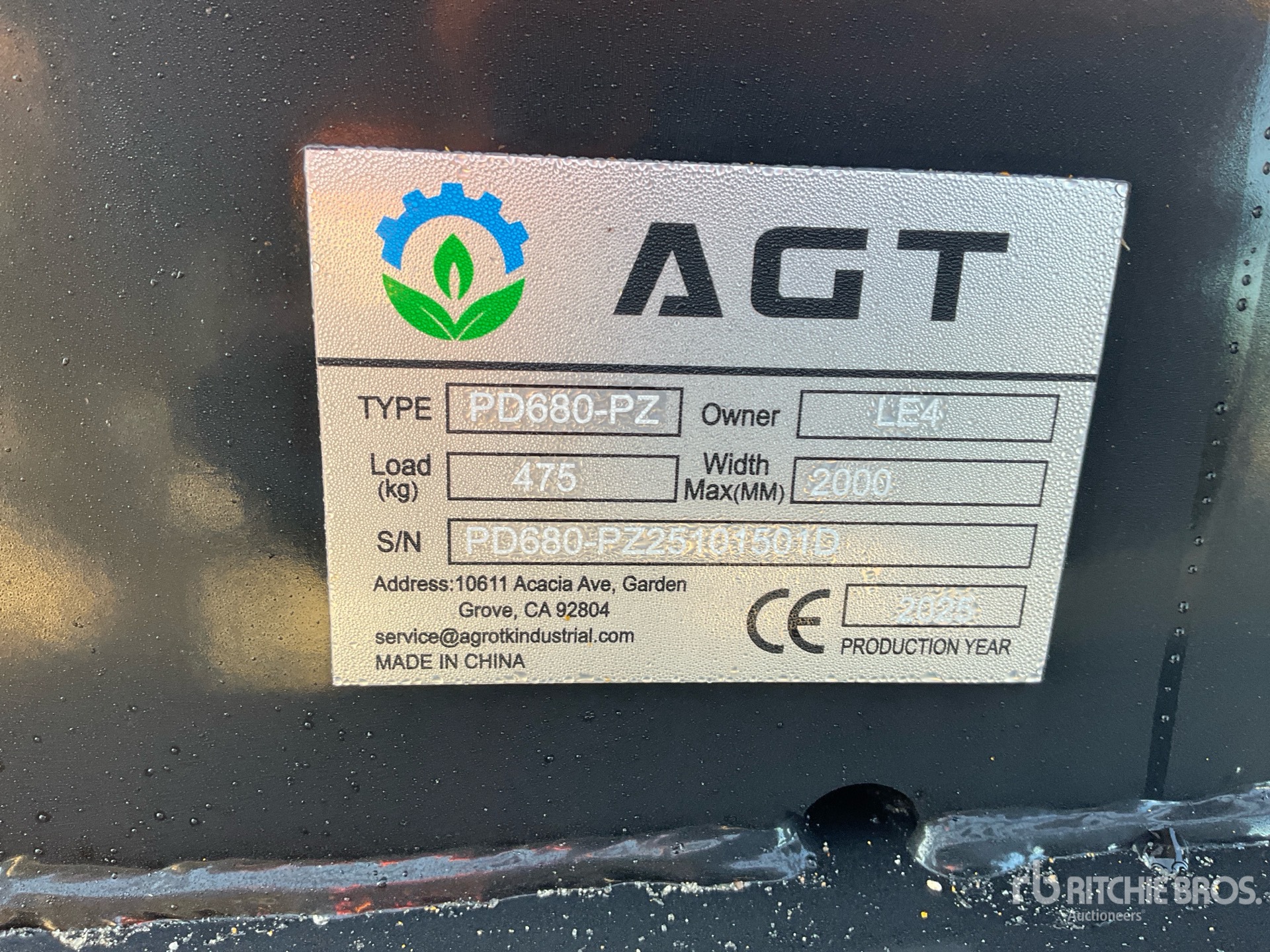 General Appearance with Seriennummer / FIN