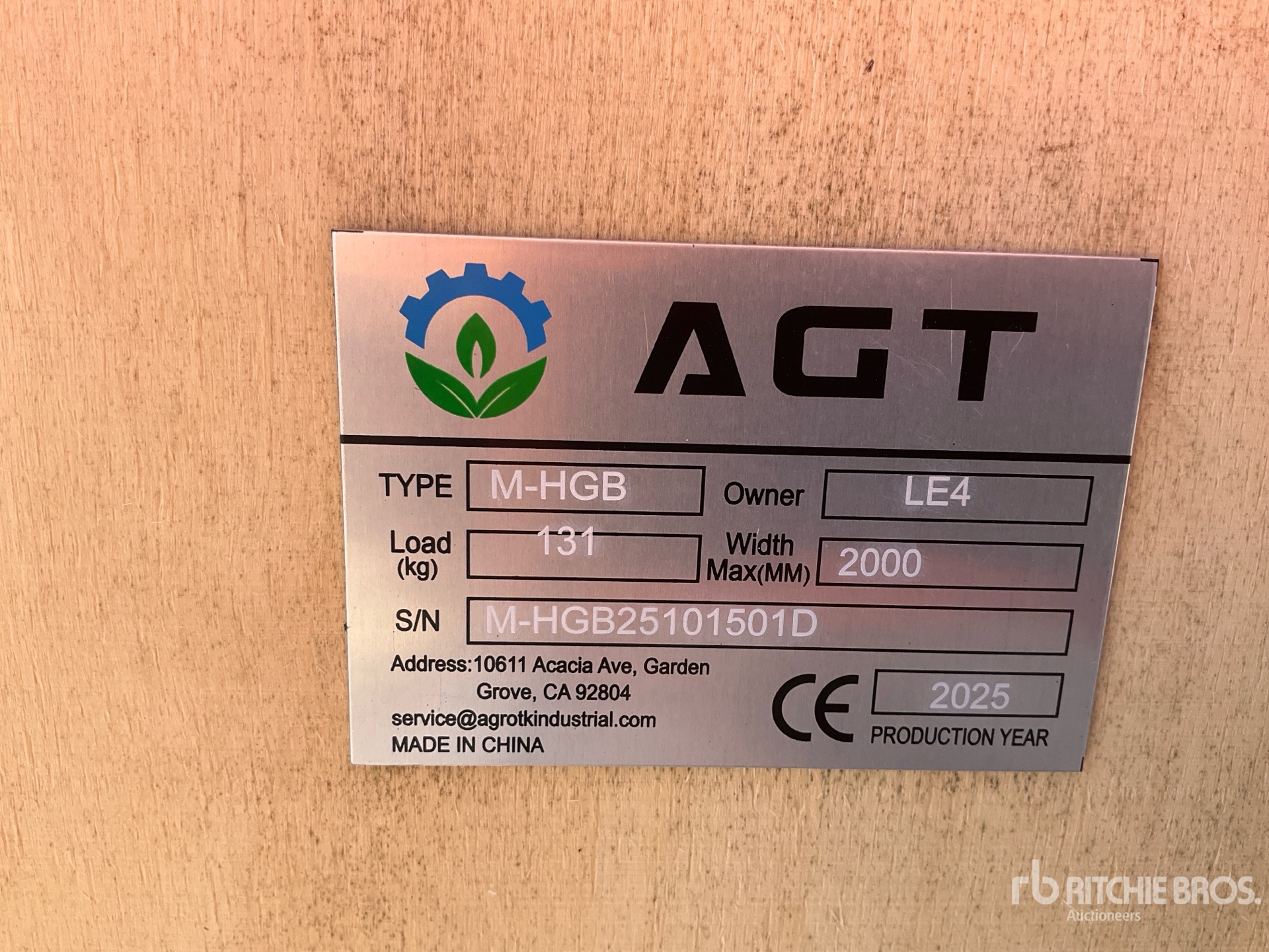 General Appearance with Seriennummer / FIN