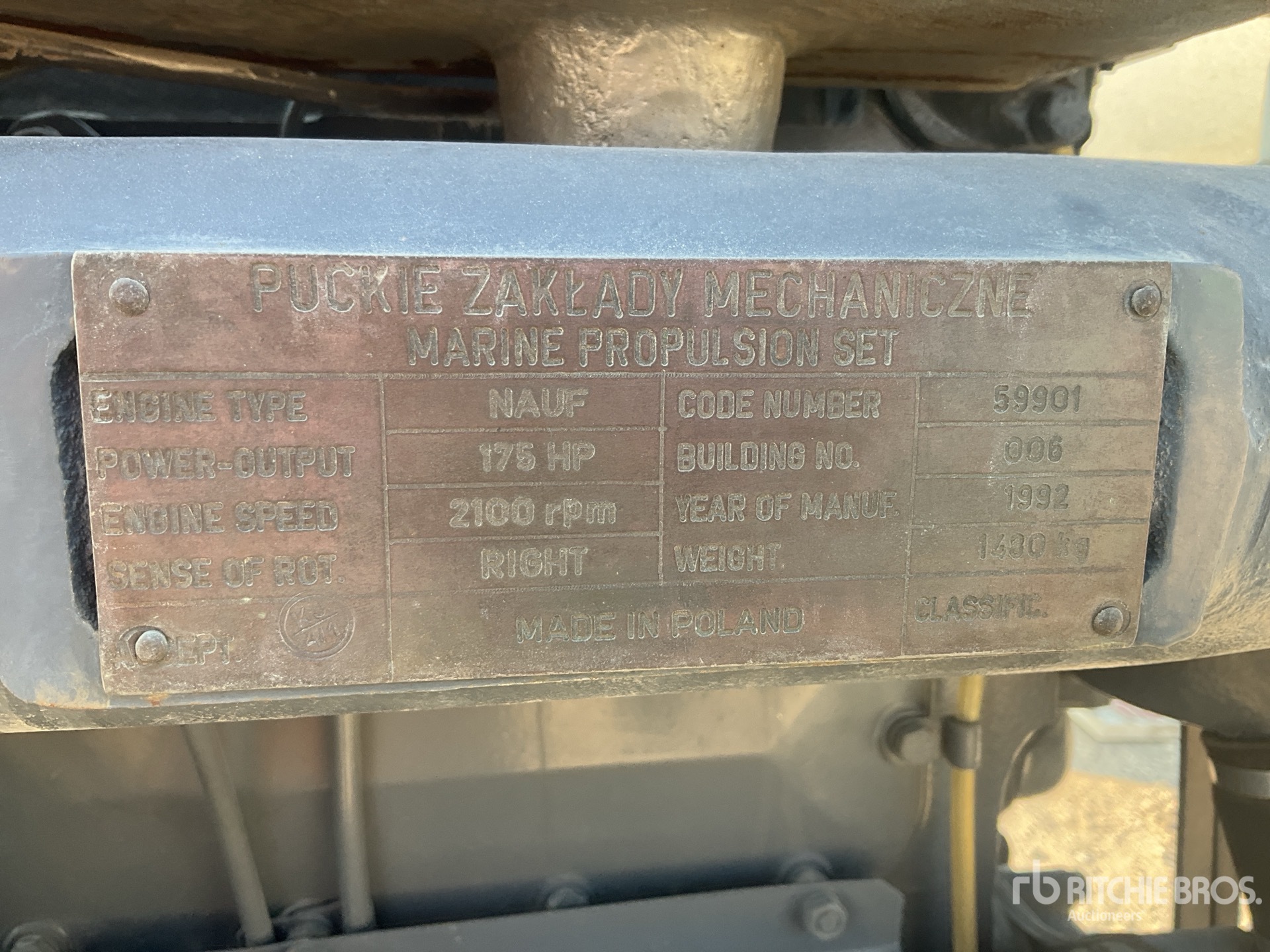 General Appearance with N.º de serie/VIN