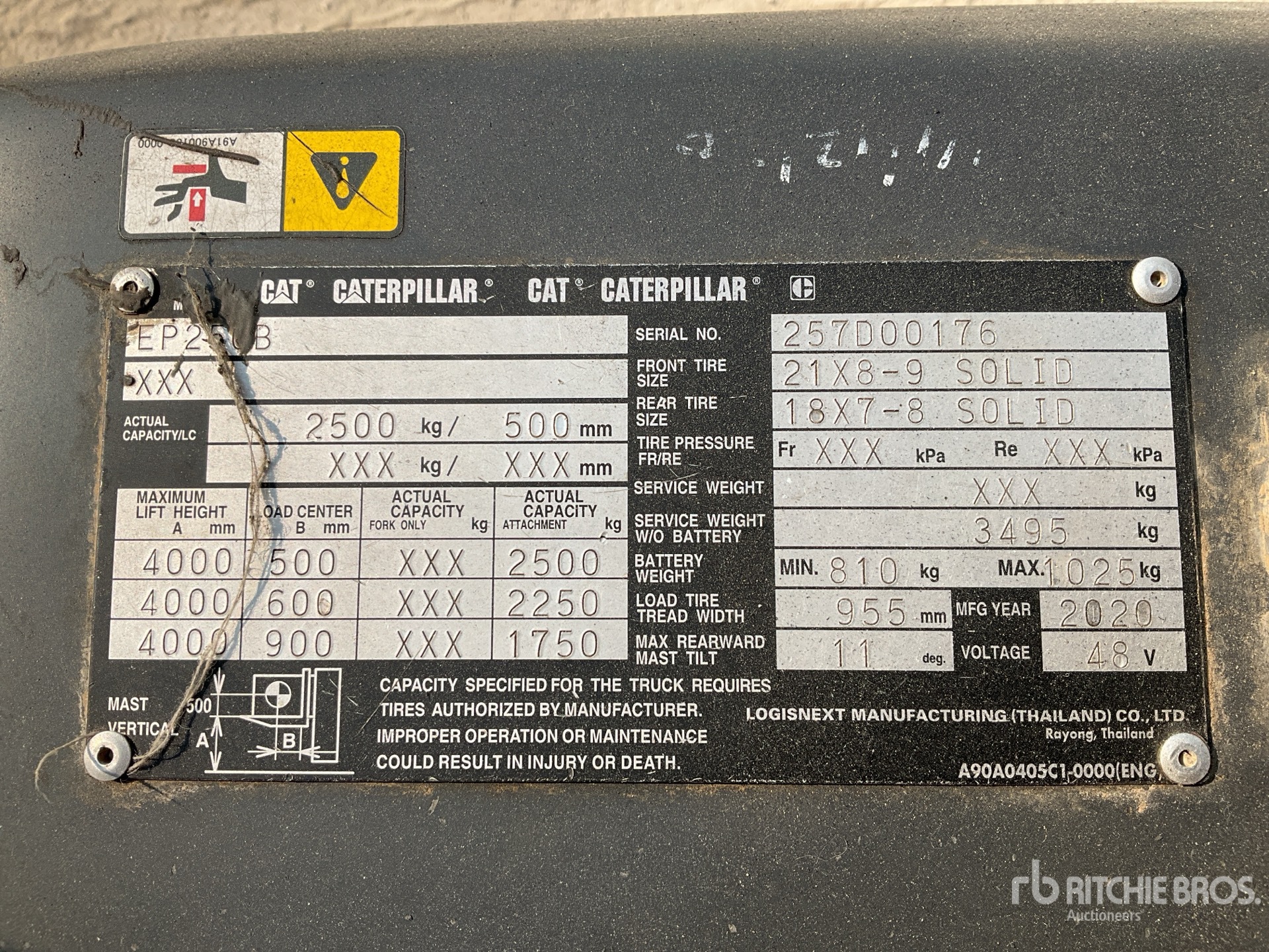 General Appearance with Numer seryjny/numer identyfikacyjny pojazdu