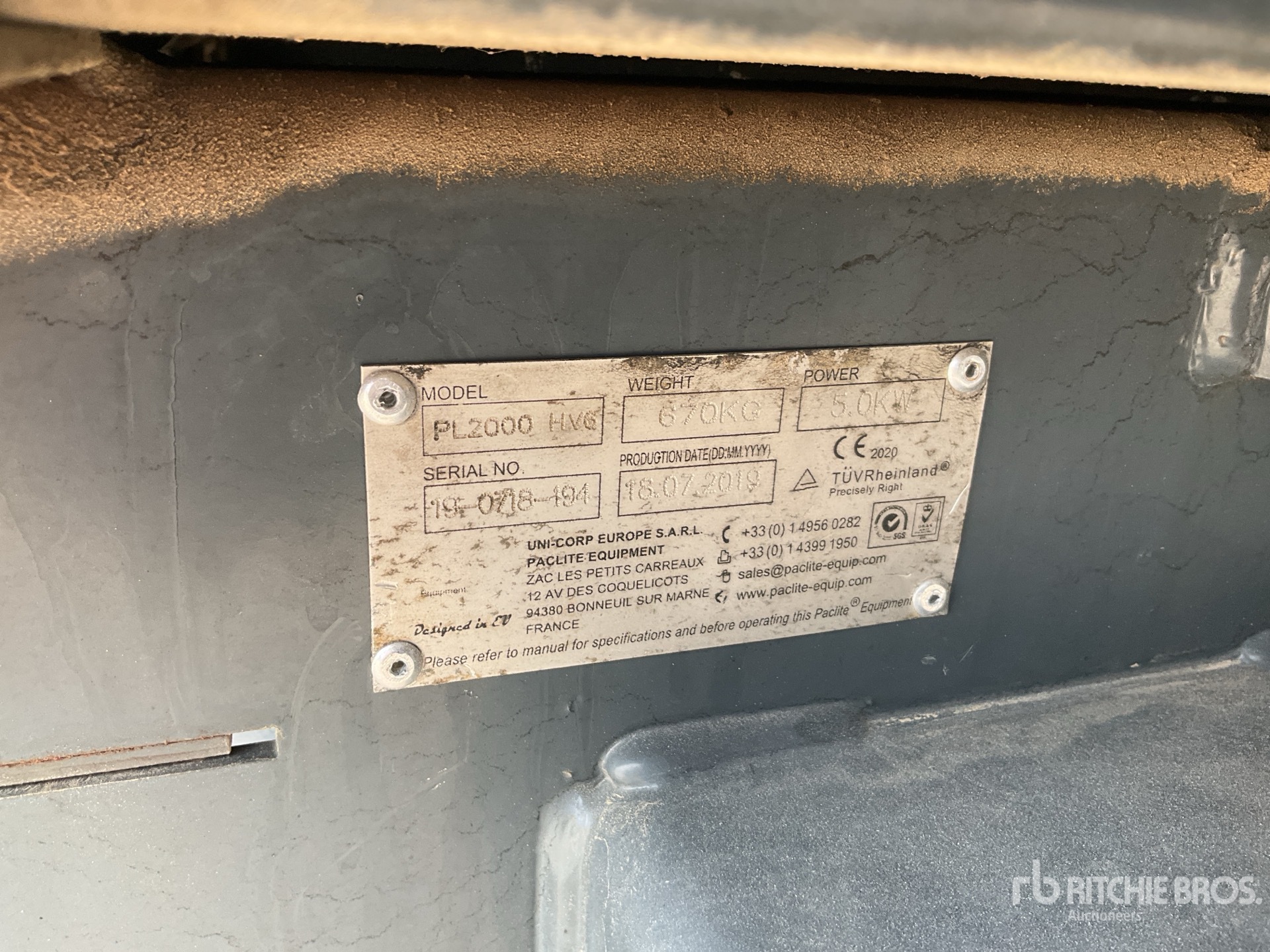 General Appearance with Numer seryjny/numer identyfikacyjny pojazdu