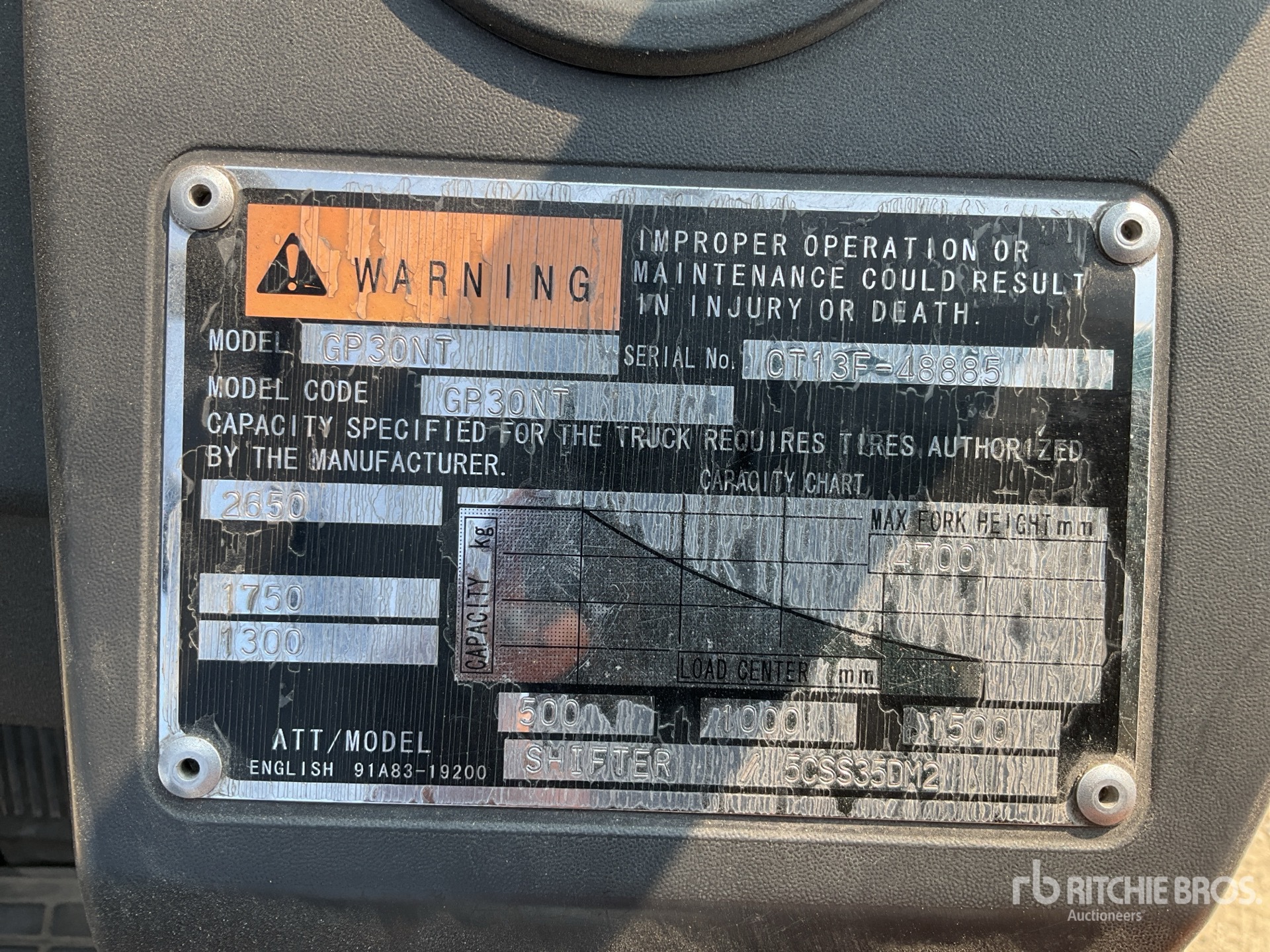 General Appearance with Numer seryjny/numer identyfikacyjny pojazdu