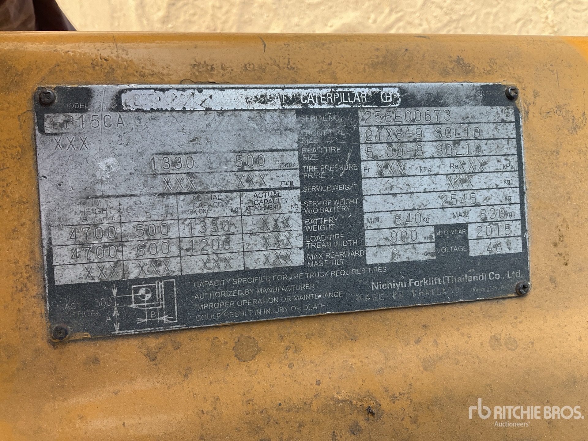 General Appearance with Numer seryjny/numer identyfikacyjny pojazdu