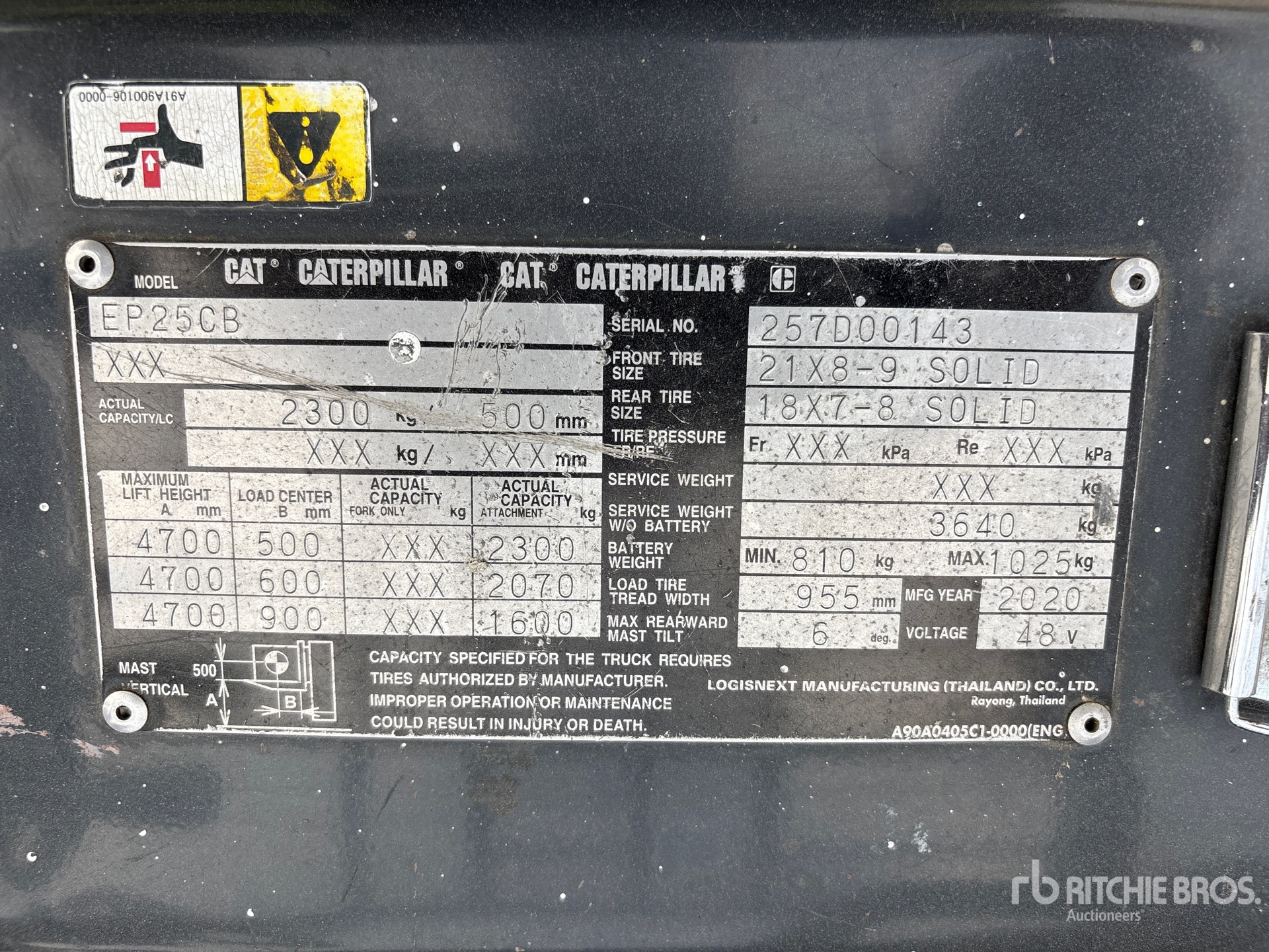General Appearance with Numer seryjny/numer identyfikacyjny pojazdu