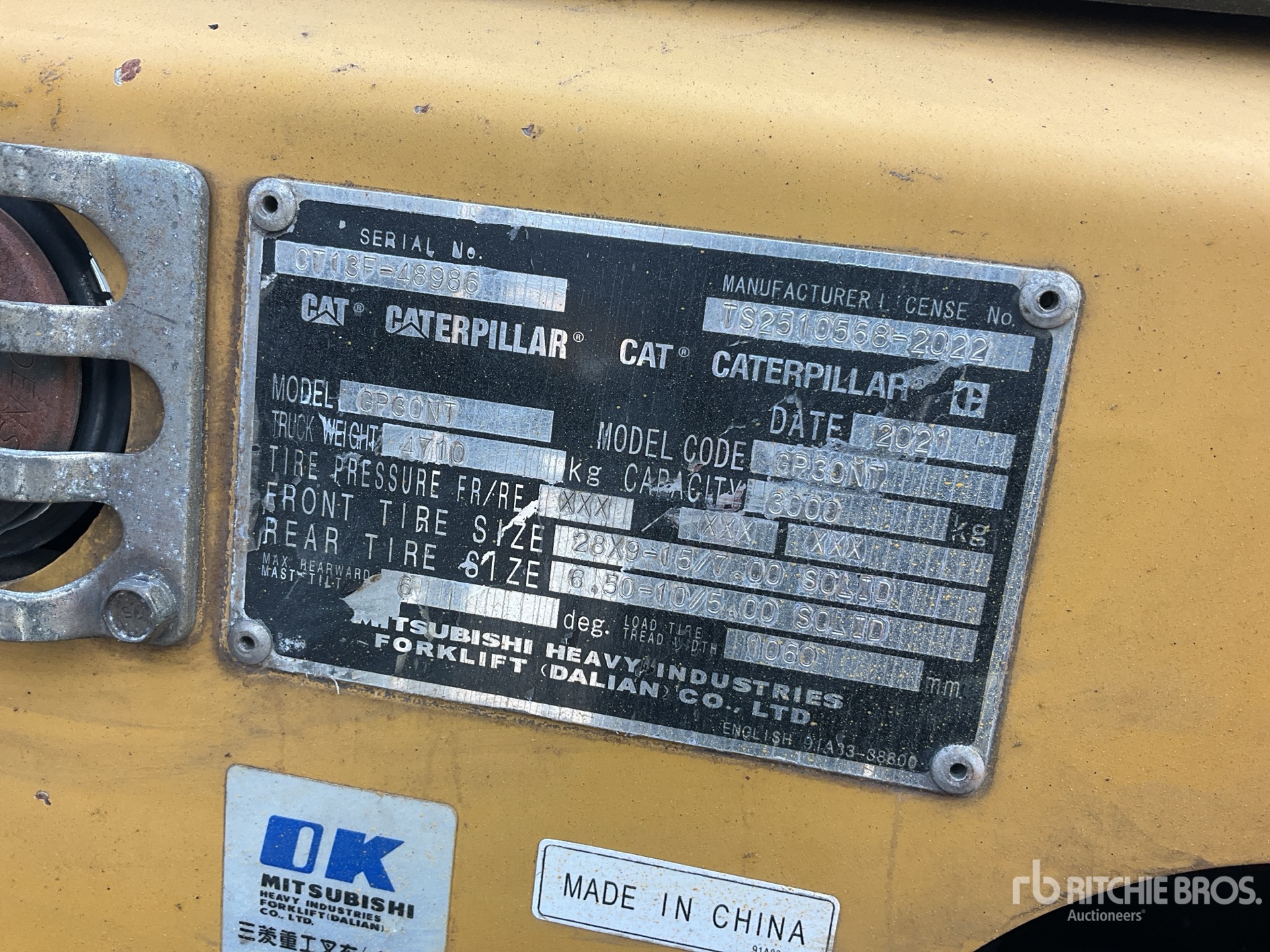 General Appearance with Numer seryjny/numer identyfikacyjny pojazdu