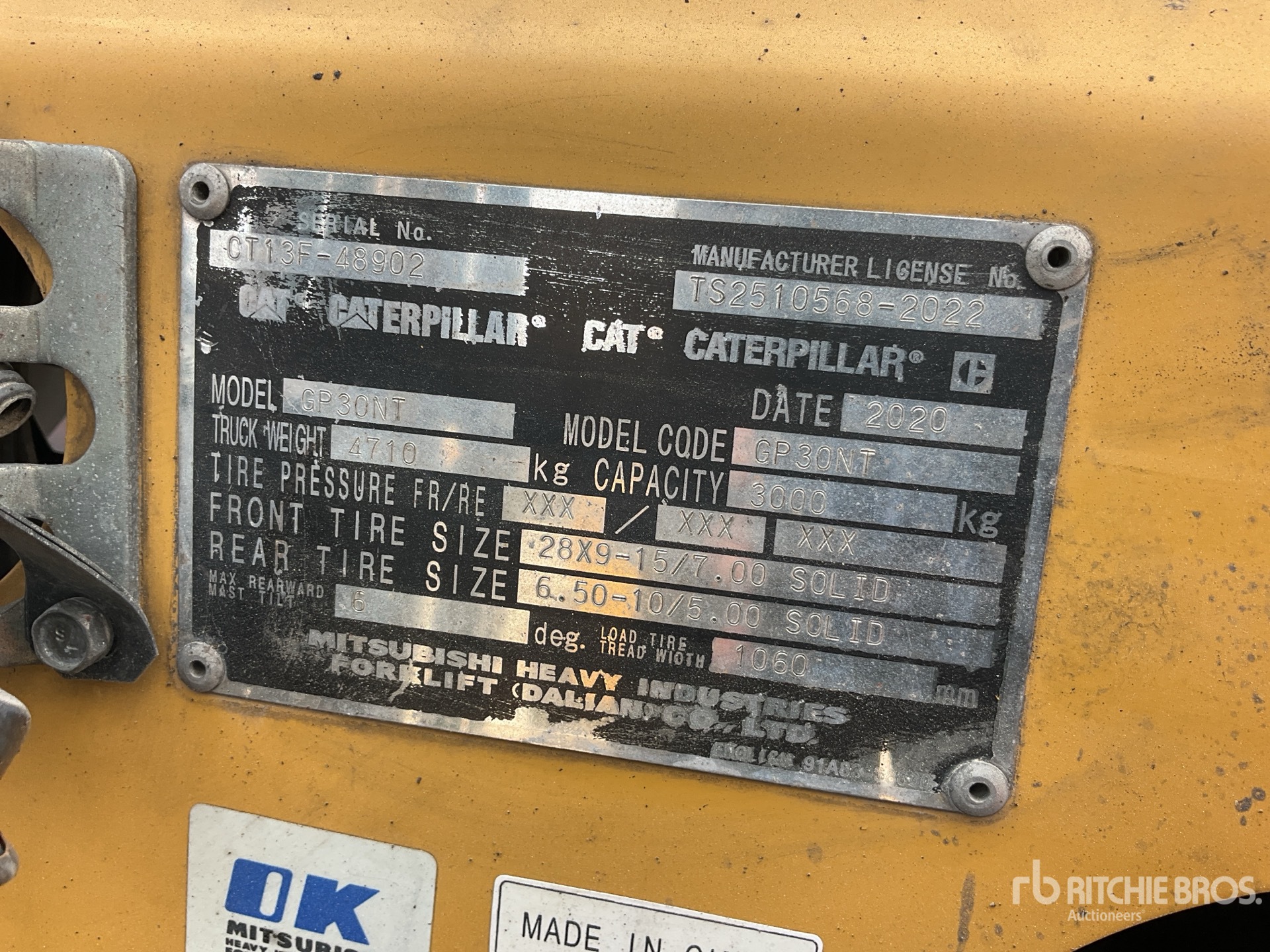 General Appearance with Numer seryjny/numer identyfikacyjny pojazdu