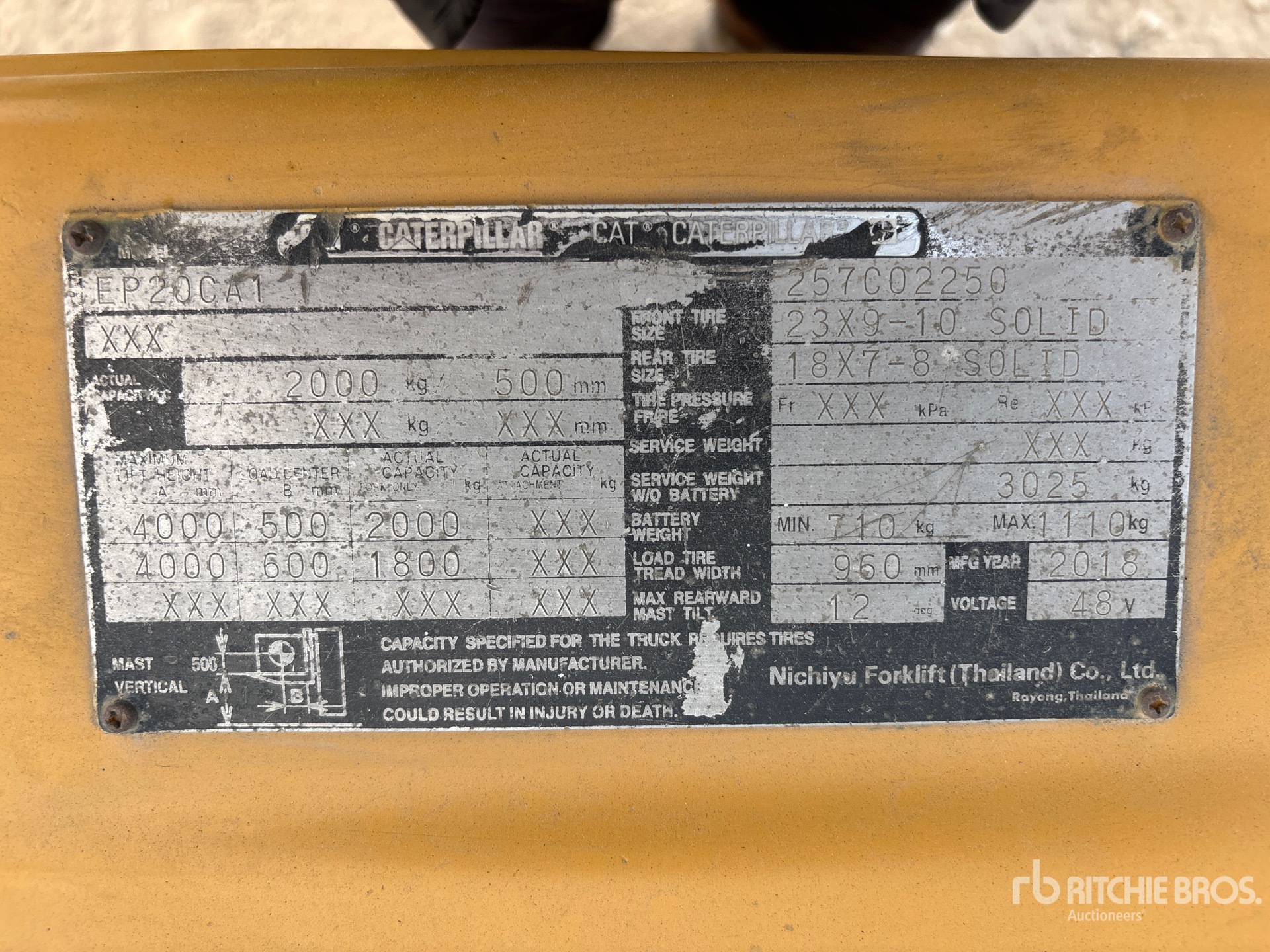 General Appearance with Numer seryjny/numer identyfikacyjny pojazdu