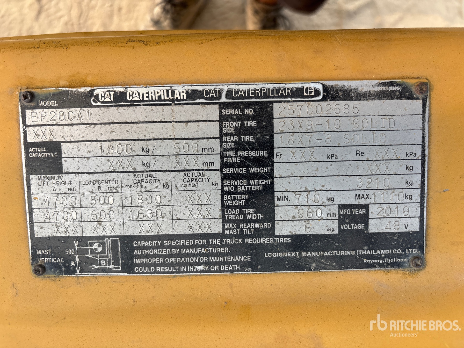 General Appearance with Numer seryjny/numer identyfikacyjny pojazdu