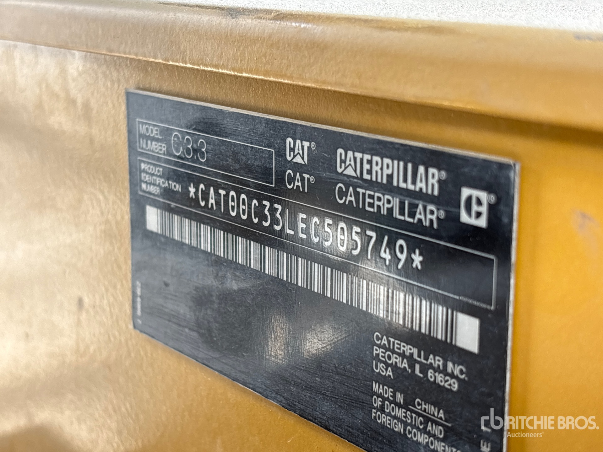 General Appearance with Numer seryjny/numer identyfikacyjny pojazdu