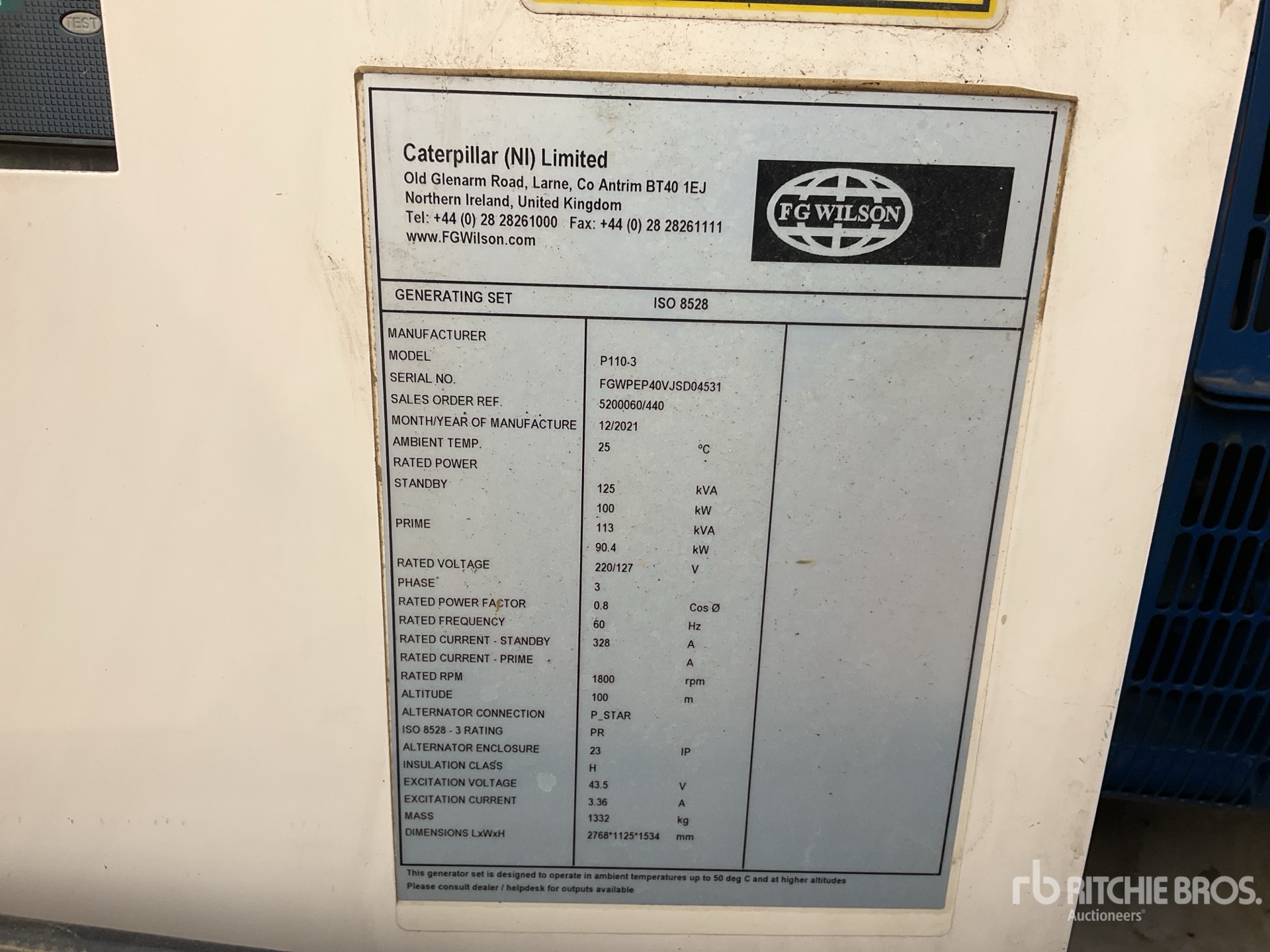 General Appearance with Numer seryjny/numer identyfikacyjny pojazdu