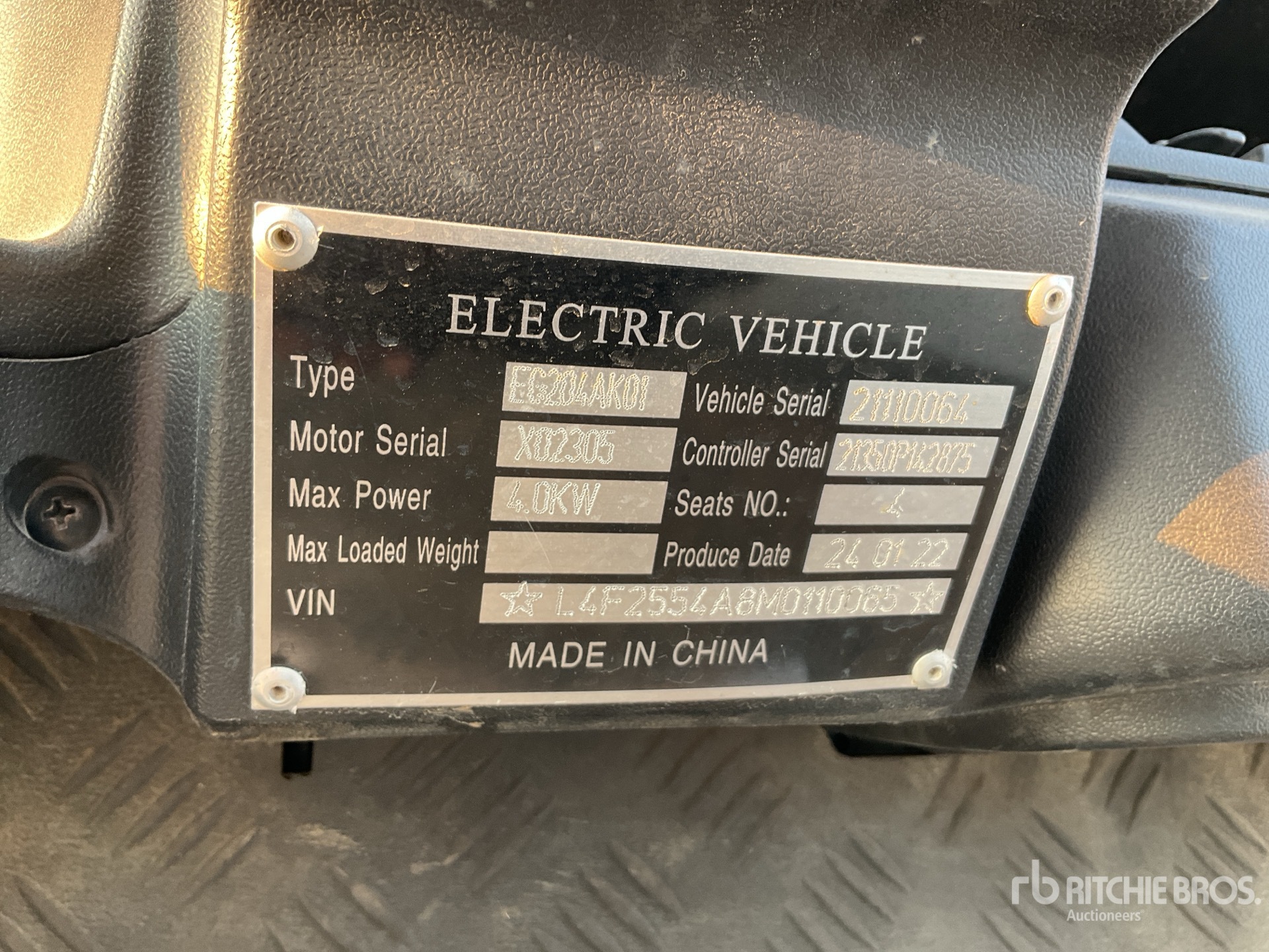 General Appearance with Seriennummer / FIN