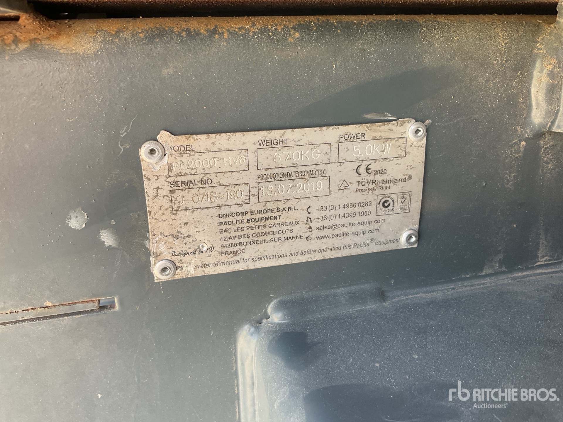 General Appearance with Numer seryjny/numer identyfikacyjny pojazdu