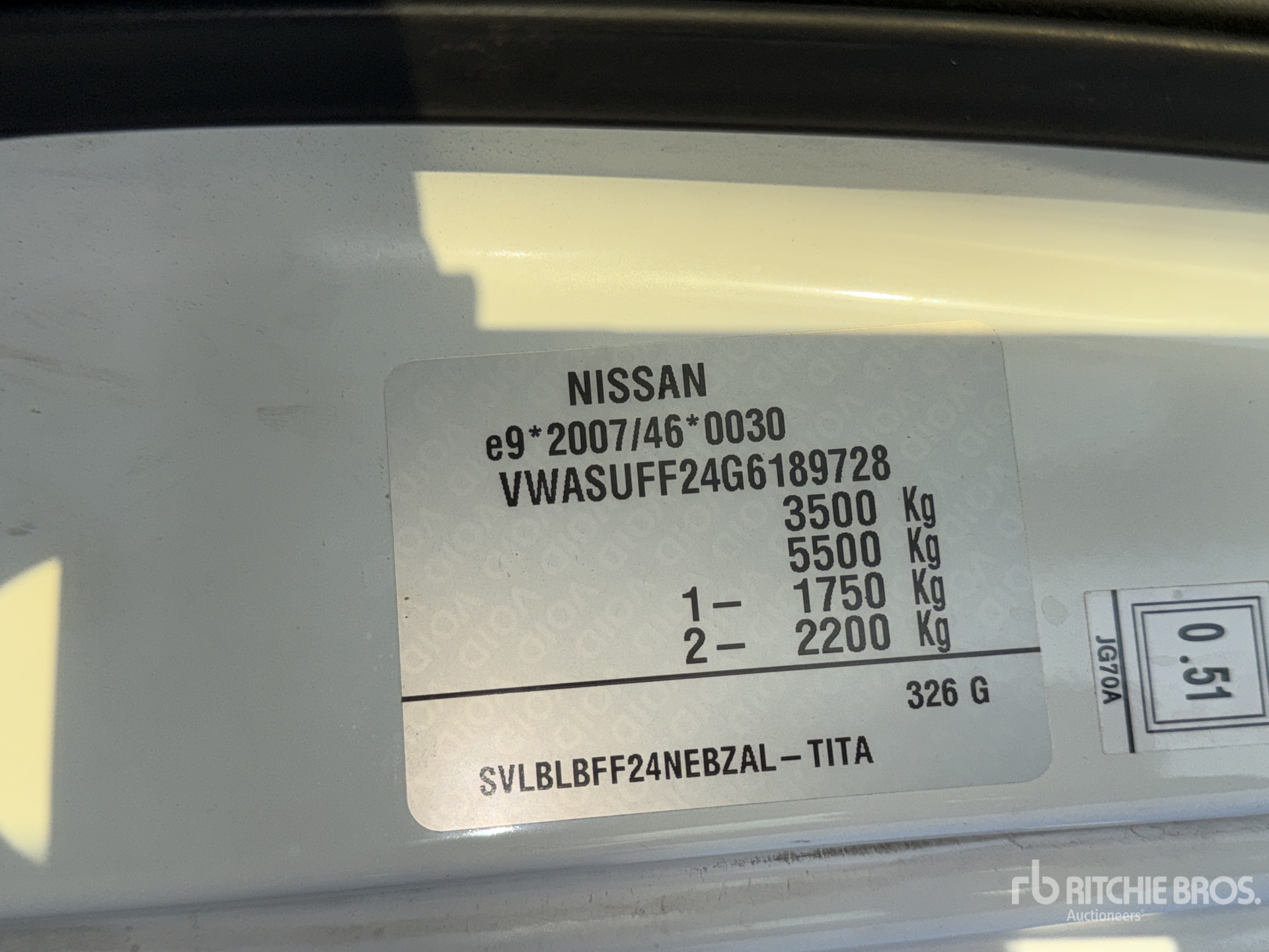 General Appearance with Seriennummer / FIN