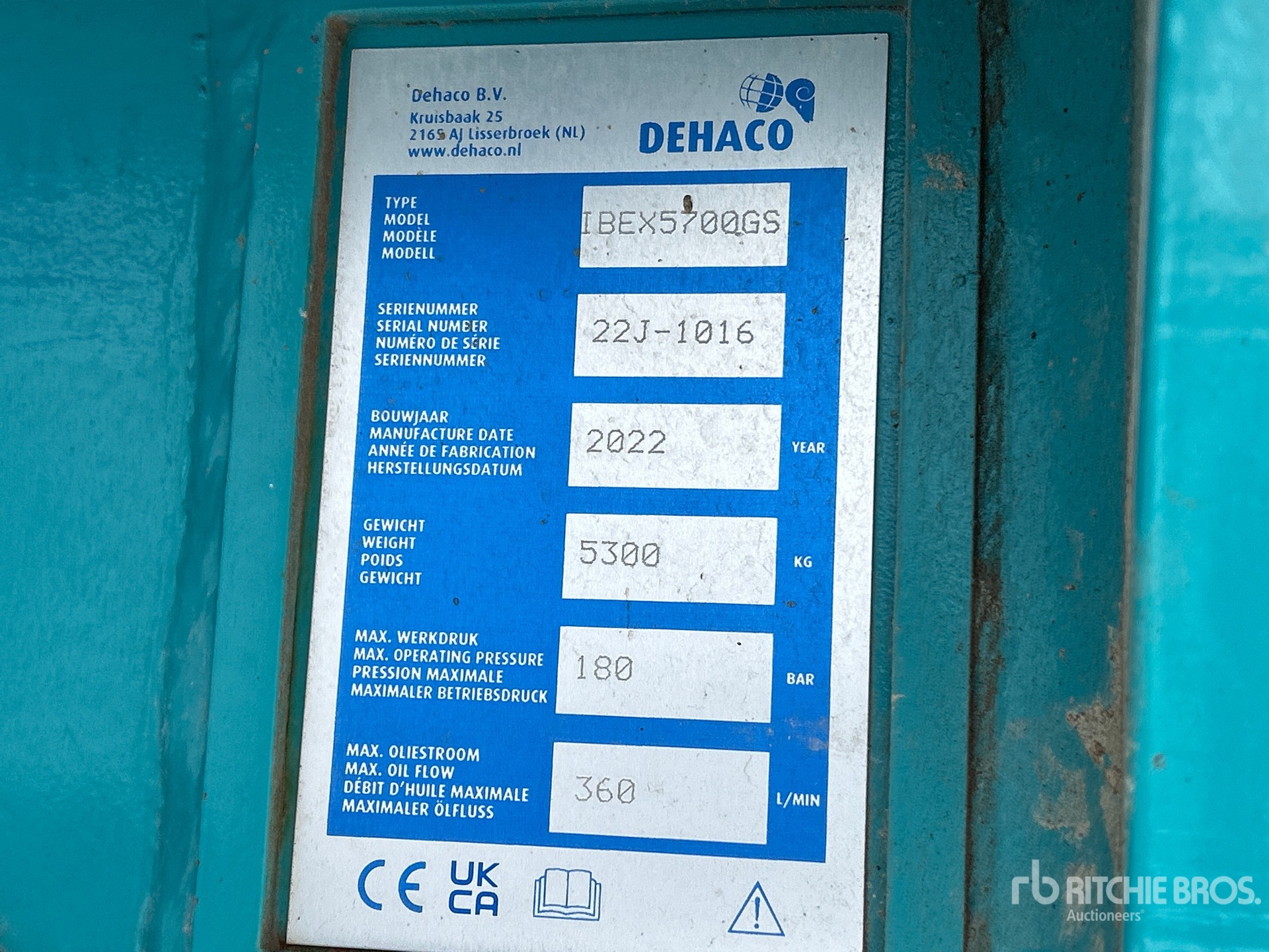 General Appearance with Numer seryjny/numer identyfikacyjny pojazdu