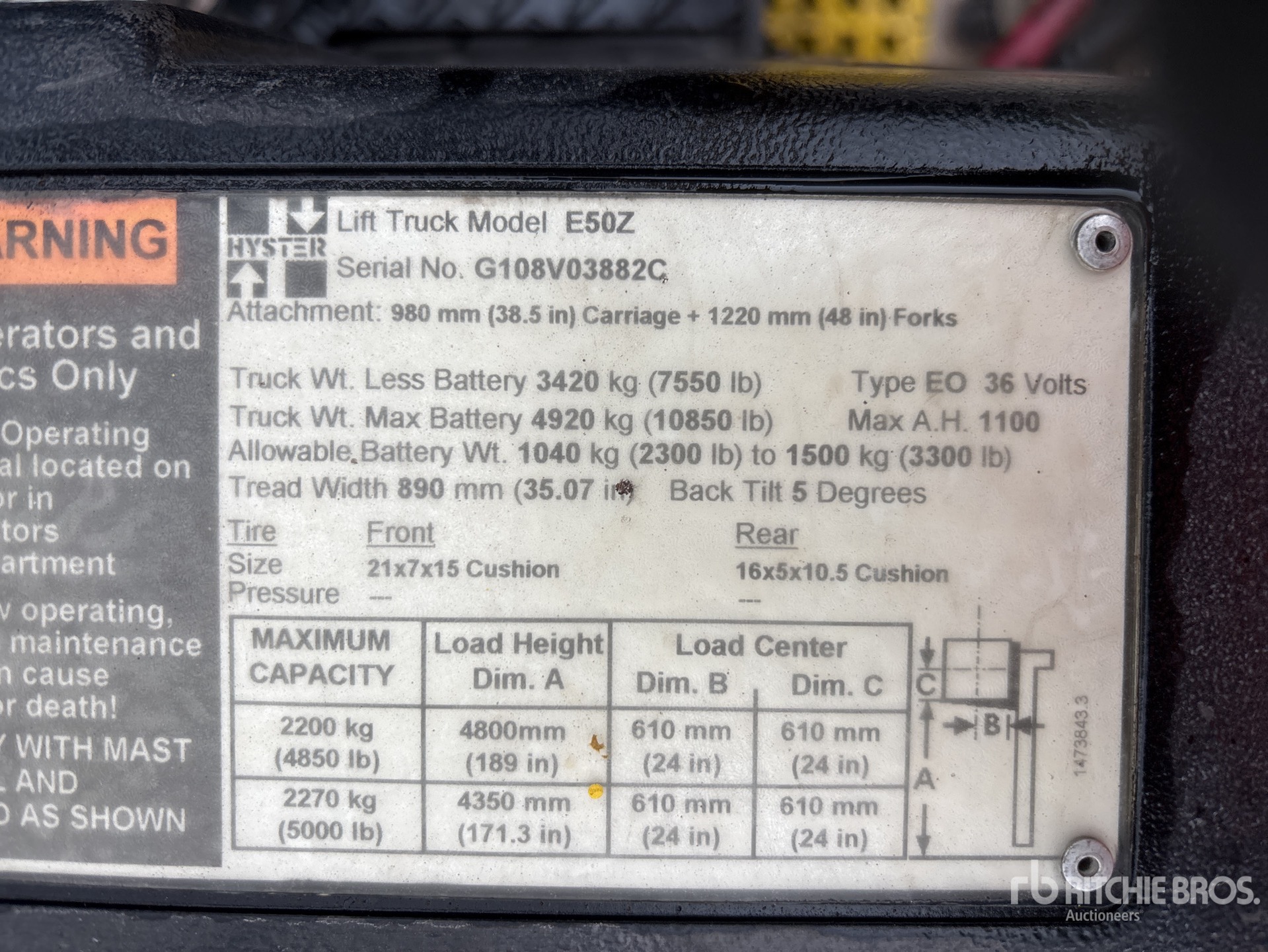 General Appearance with Numéro de série/Numéro d'identification du véhicule automobile