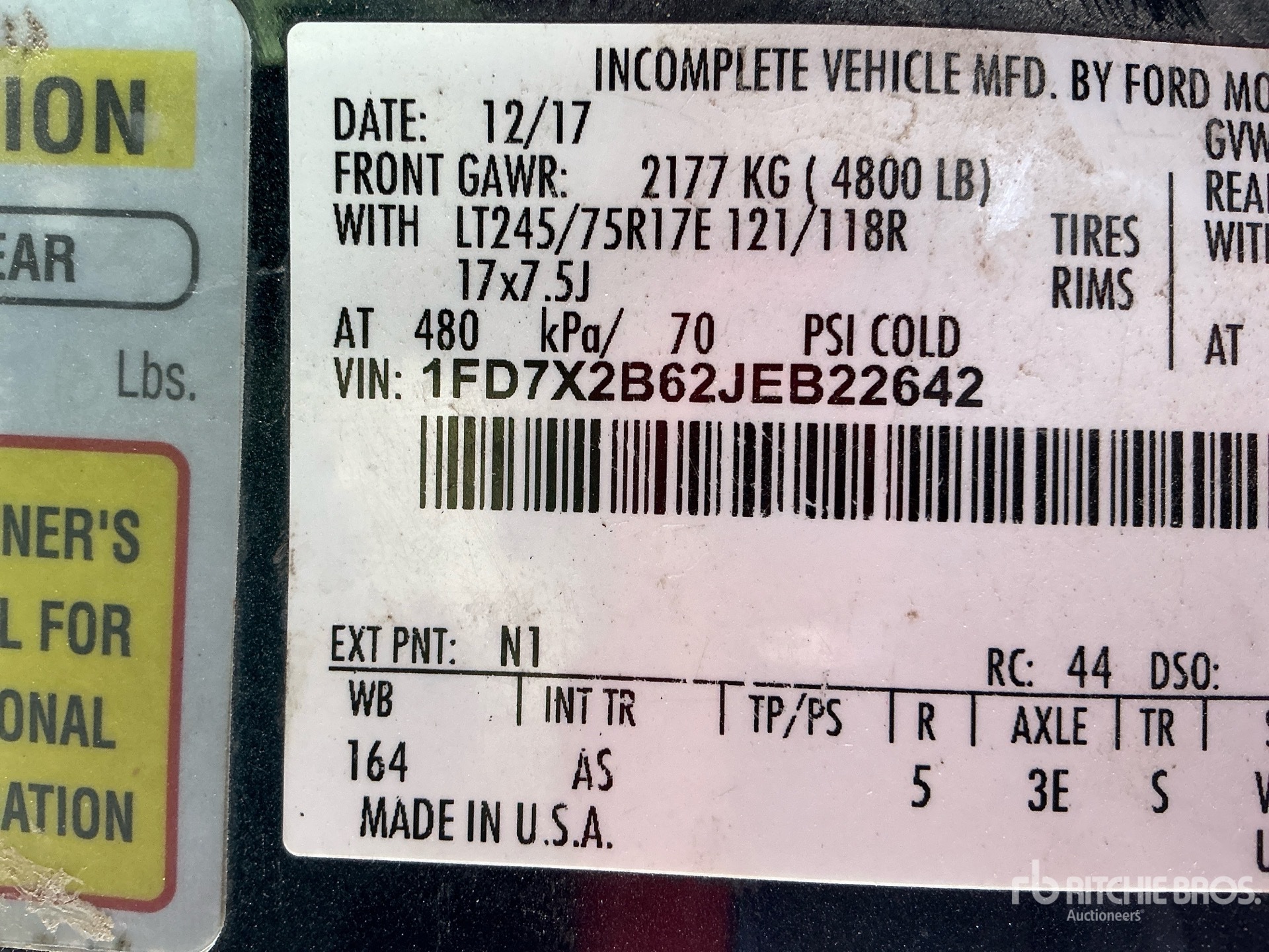 General Appearance with Seriennummer / FIN