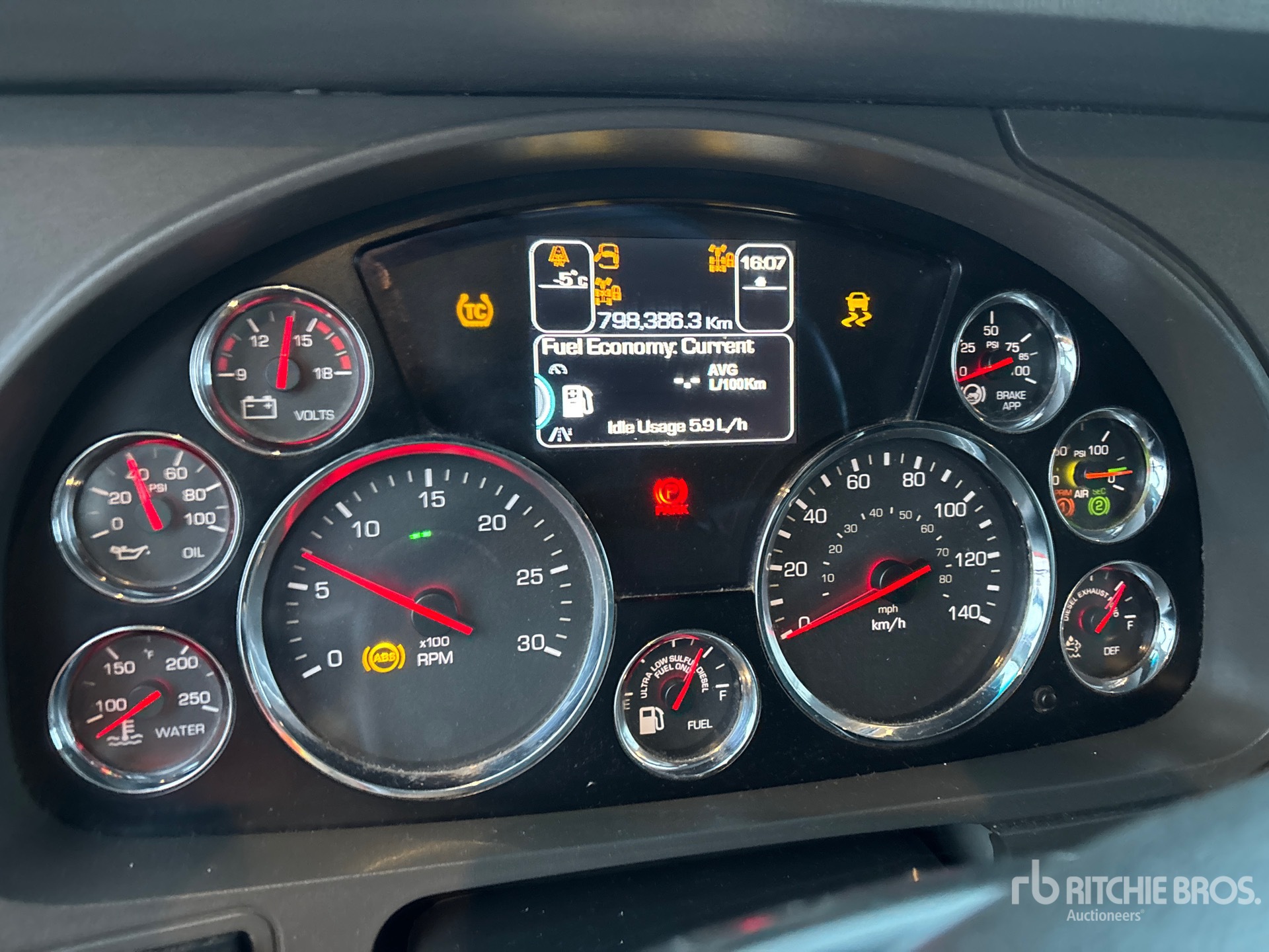 General Appearance with Hour Meter / Odometer