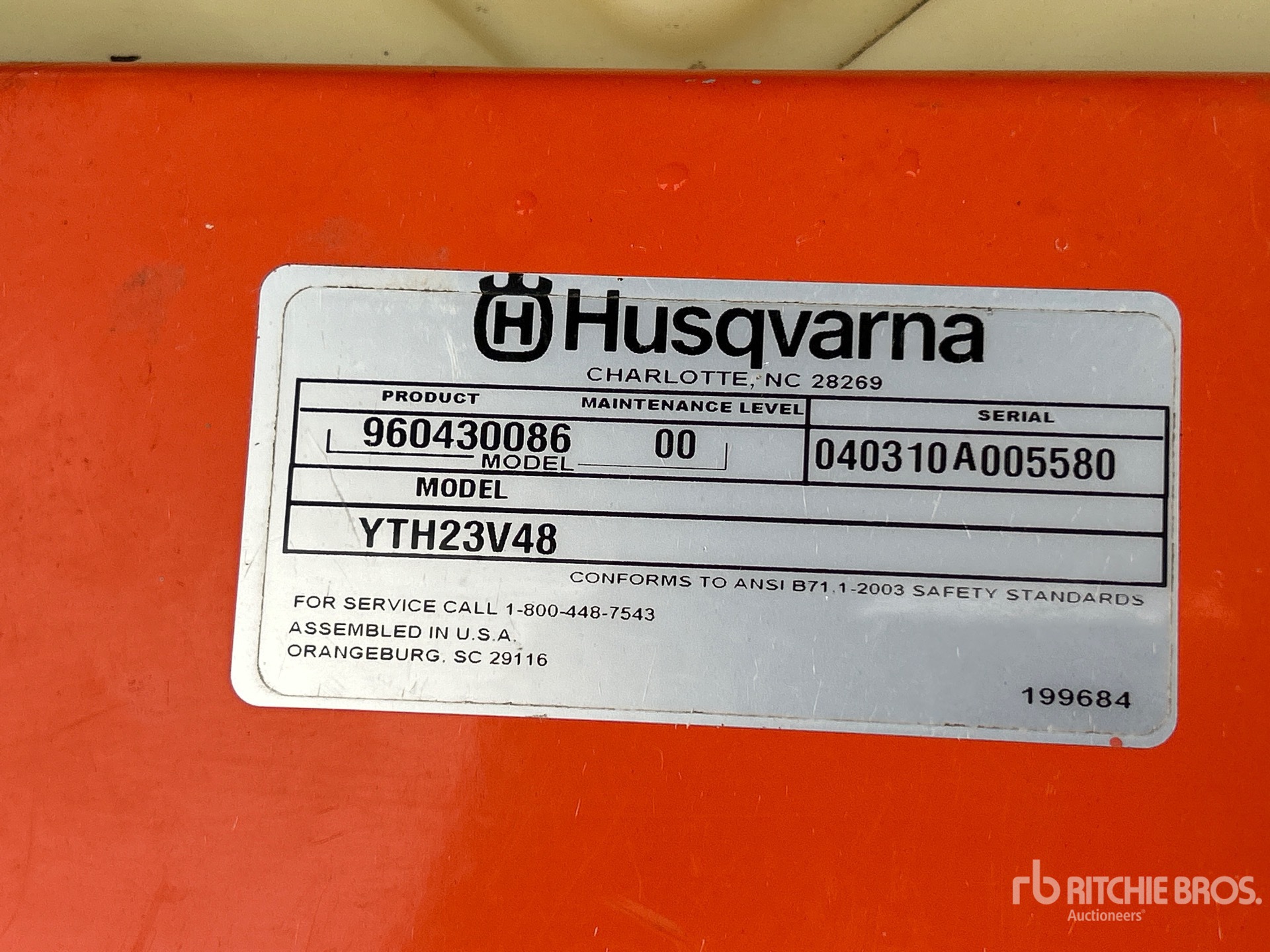 General Appearance with Numero seriale/numero d’identificazione del veicolo (VIN)